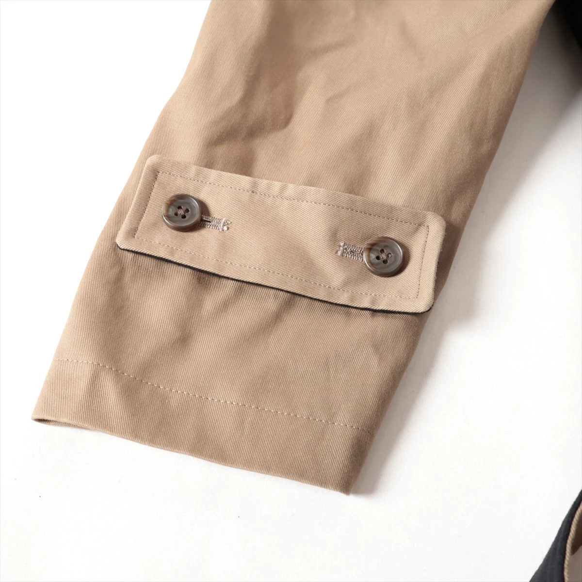 stein ST.405トレンチコート ベージュ/ブラック