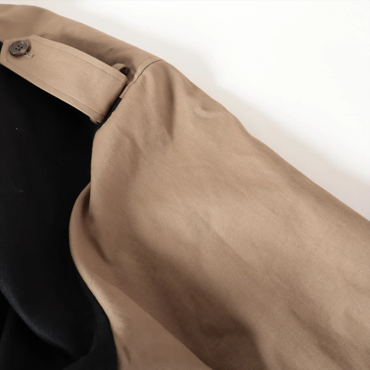 stein ST.405トレンチコート ベージュ/ブラック