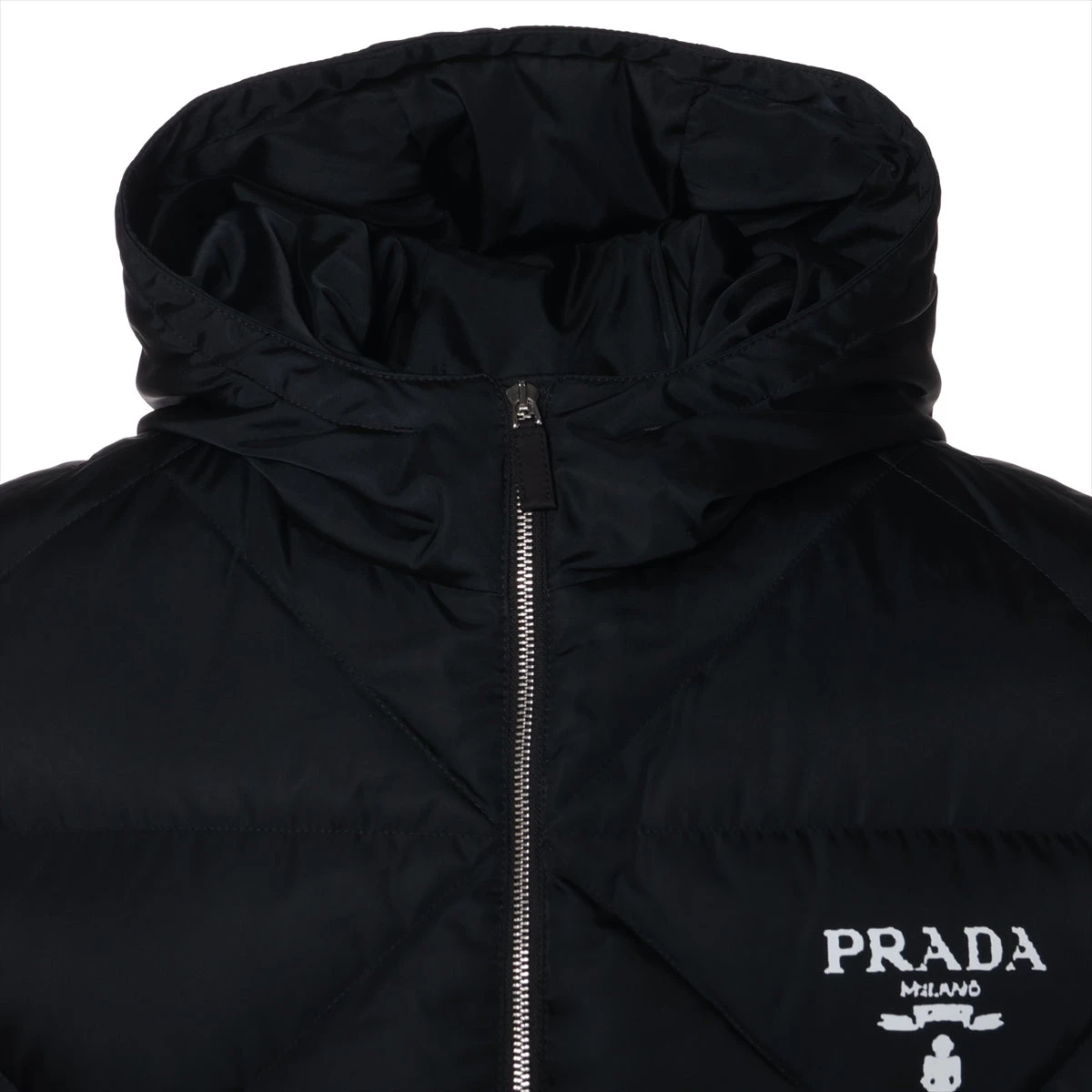 PRADA ブラック ダウンベスト　ブラック　メンズ　50サイズ プラダ(PRADA)プラダ ダウンベスト ダウンベスト 衣料品