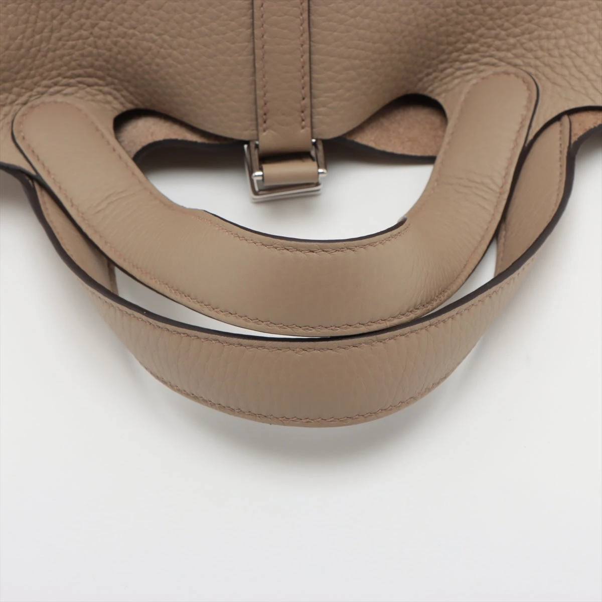 追跡あり★エルメス★ピコタンロック18 Beige Marfa シルバー HERMES エルメス ハンドバッグ ピコタンロック 18 PM ベージュ
