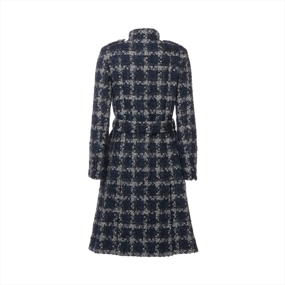 VINTAGE●CHANEL●ココボタン 05A ウール×ナイロン コート 38 シャネル ココボタン 22年 ウール×ポリエステル ロングコート 38