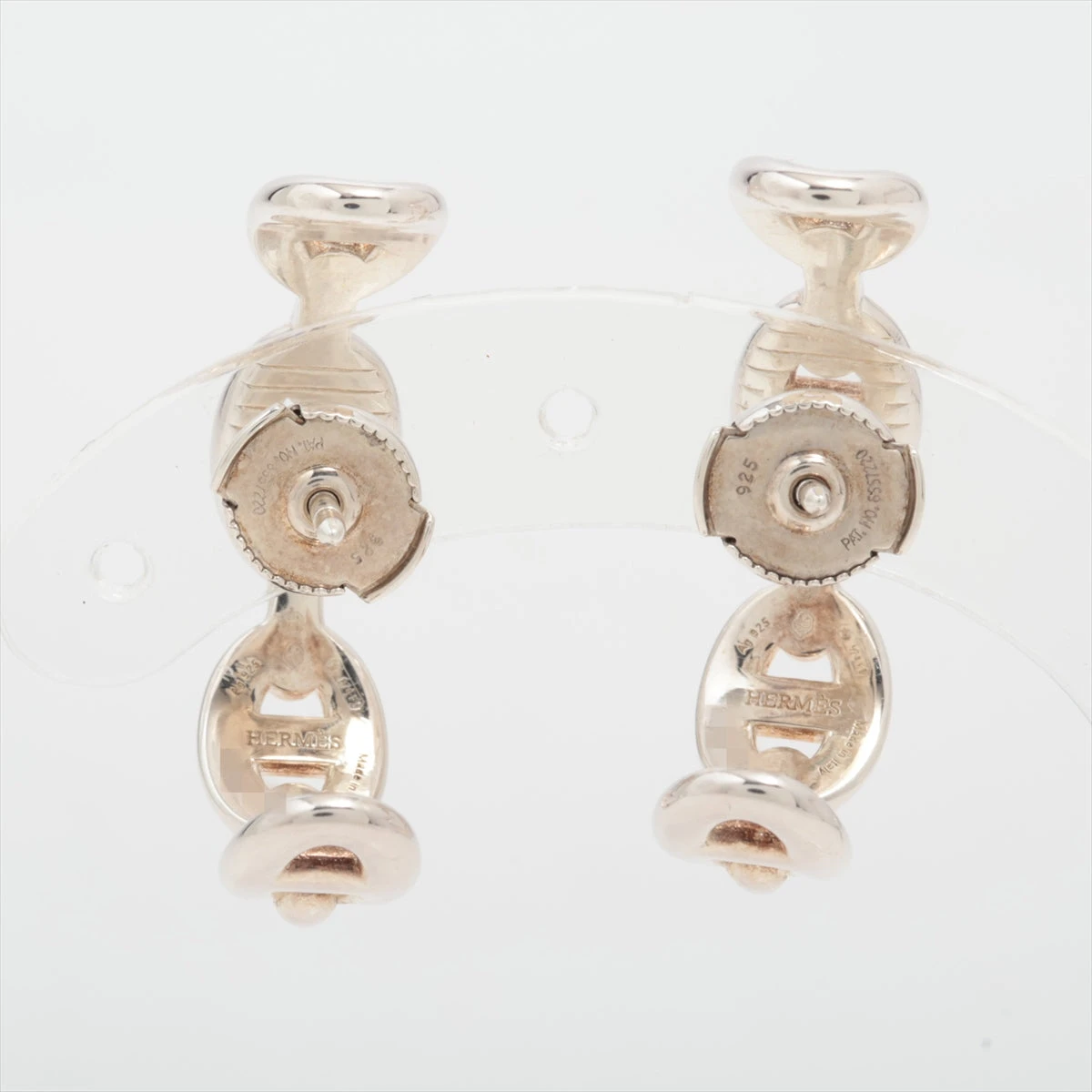 新品・直営店購入　エルメス　シェーヌダンクル　アンシェネピアス　2本セット HERMES - 新品・エルメス シェーヌダンクル アンシェネピアス 2