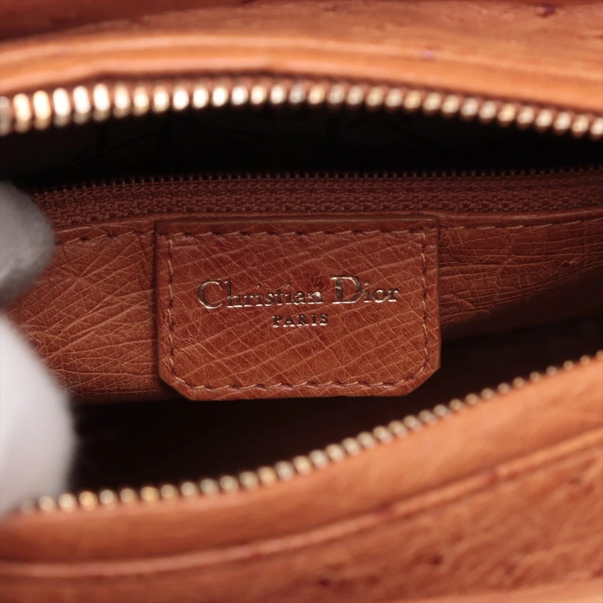 クリスチャンディオール レディディオール オーストリッチ 2WAY