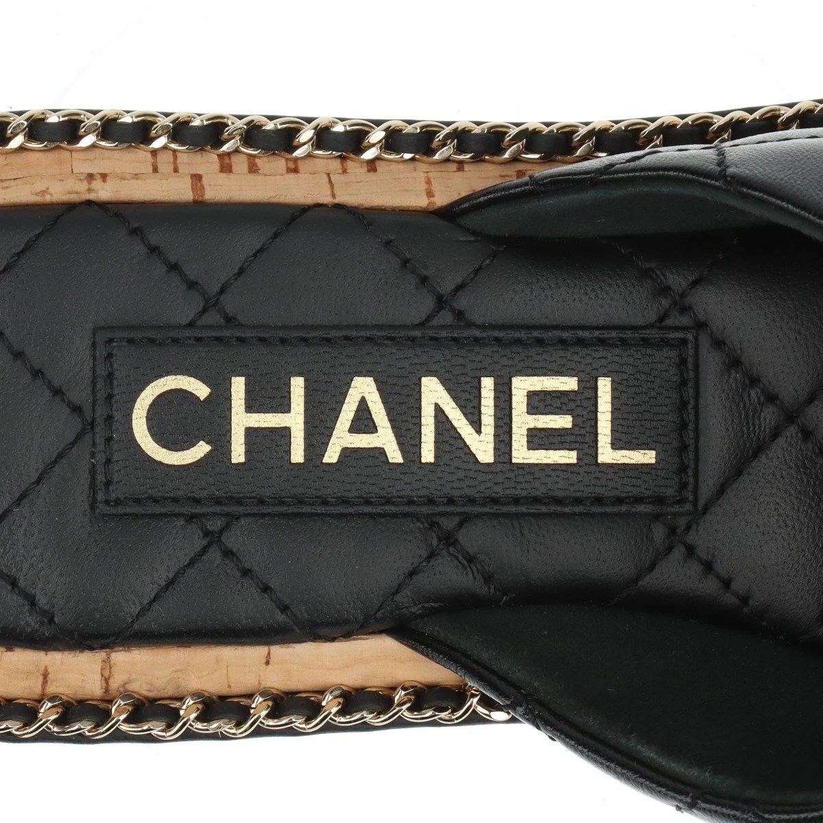 ゴールドロゴが映える♡CHANEL サンダル マトラッセ CHANEL （新品・未使用品）シャネル ココマーク サンダル