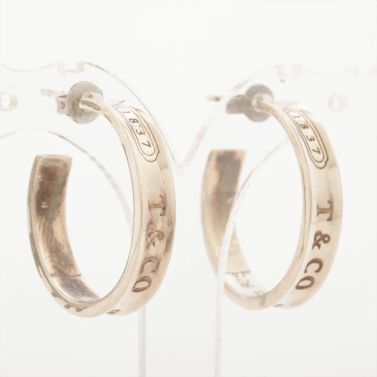 ティファニー 1837 ナロー フープピアス 925 6.4g シルバー