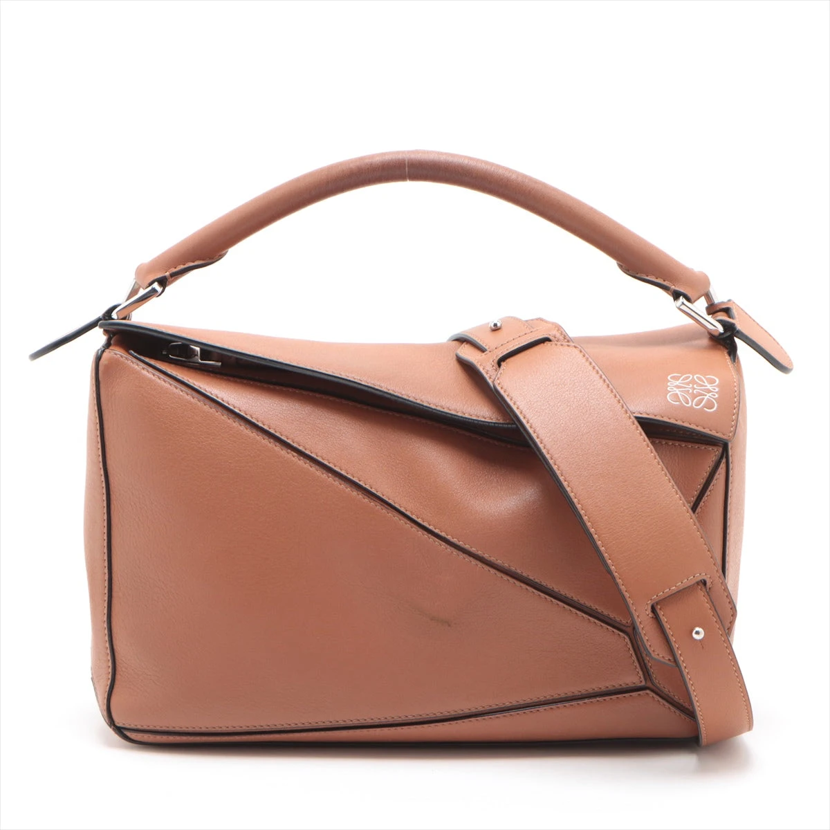 希少【LOEWE】レザー ハンドル パズル ミディアム ハンドバッグ LOEWE セール ロエベ loewe レザー ショルダーバッグ トート