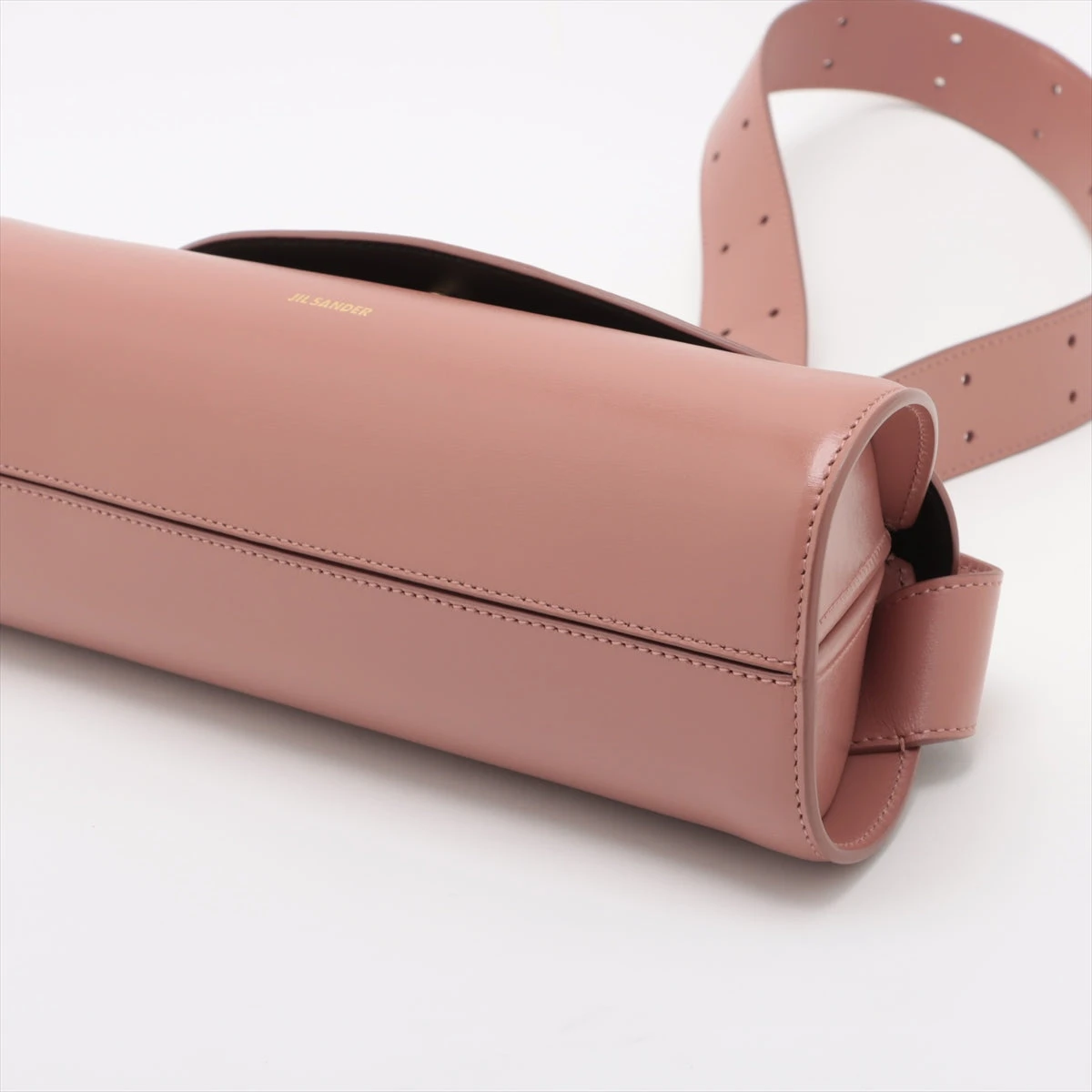 ジルサンダー カンノーロ レザー ショルダーバッグ ピンク A3109181