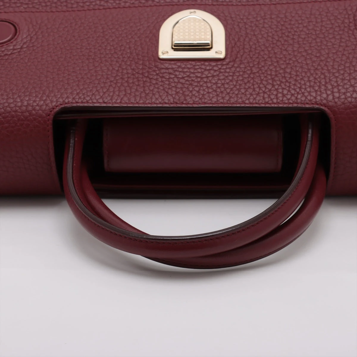 クリスチャンディオール エヴァー レザー 2WAYハンドバッグ ボルドー  