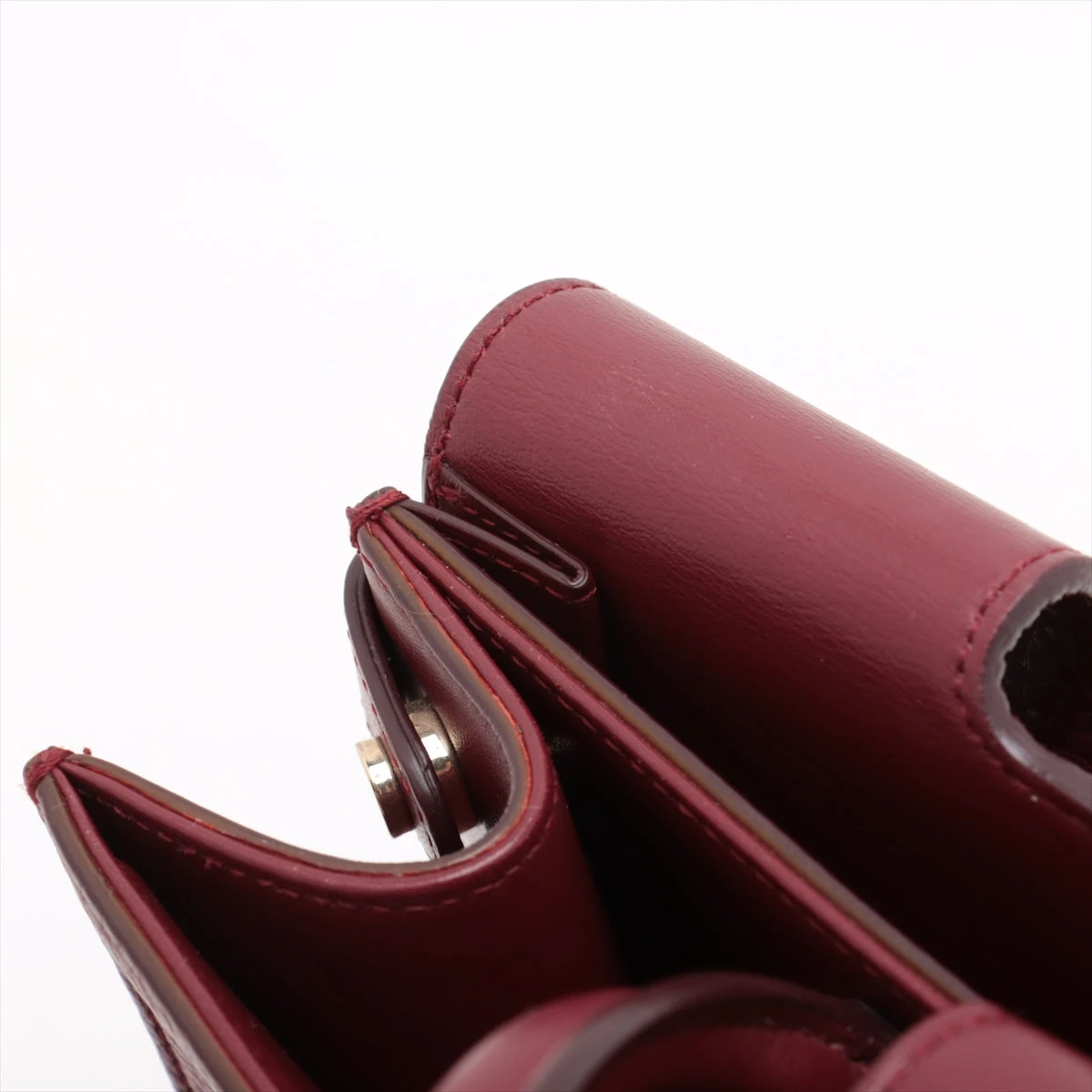 クリスチャンディオール エヴァー レザー 2WAYハンドバッグ ボルドー  