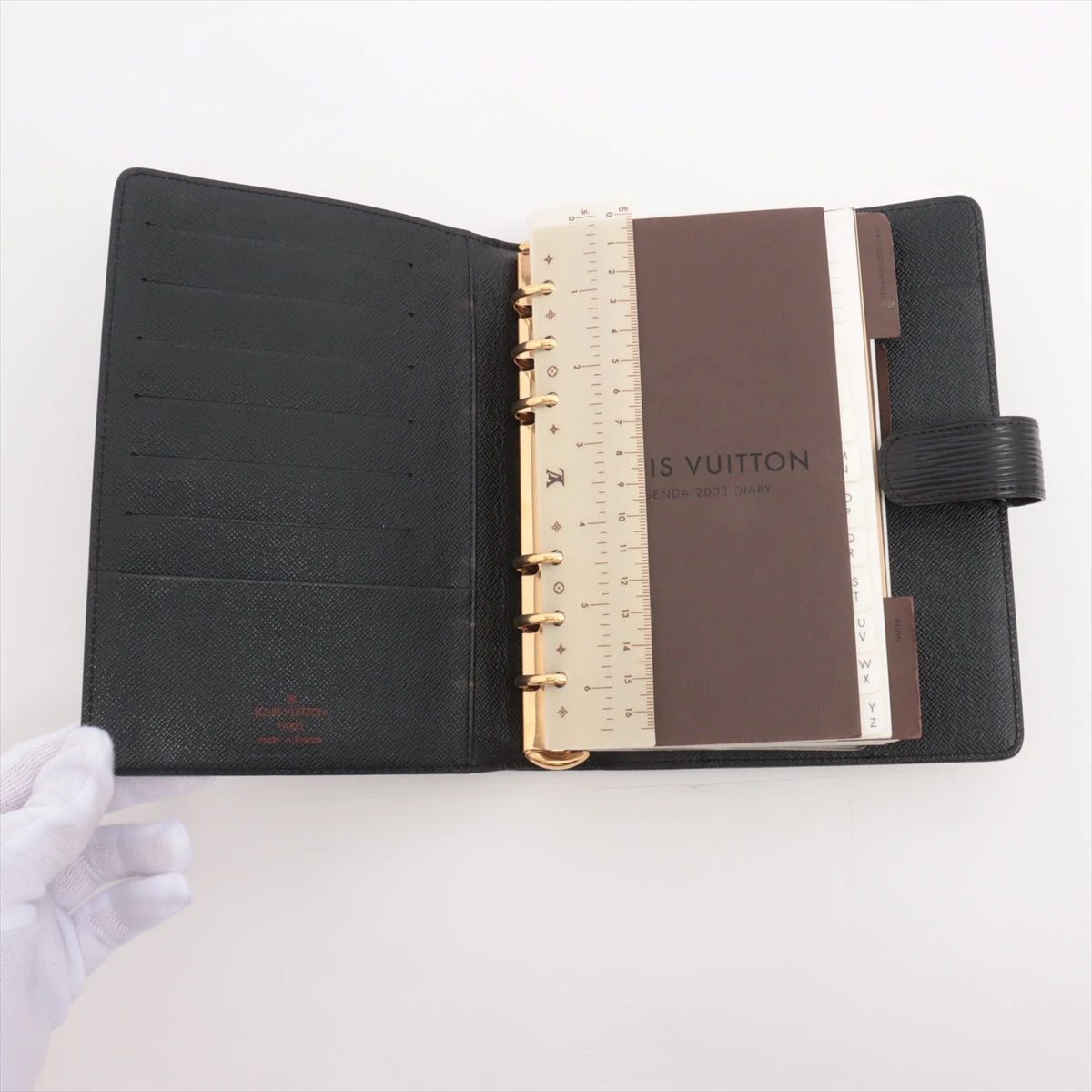 ヴィトン エピ アジェンダMM R20042 ノワール A3124370｜中古