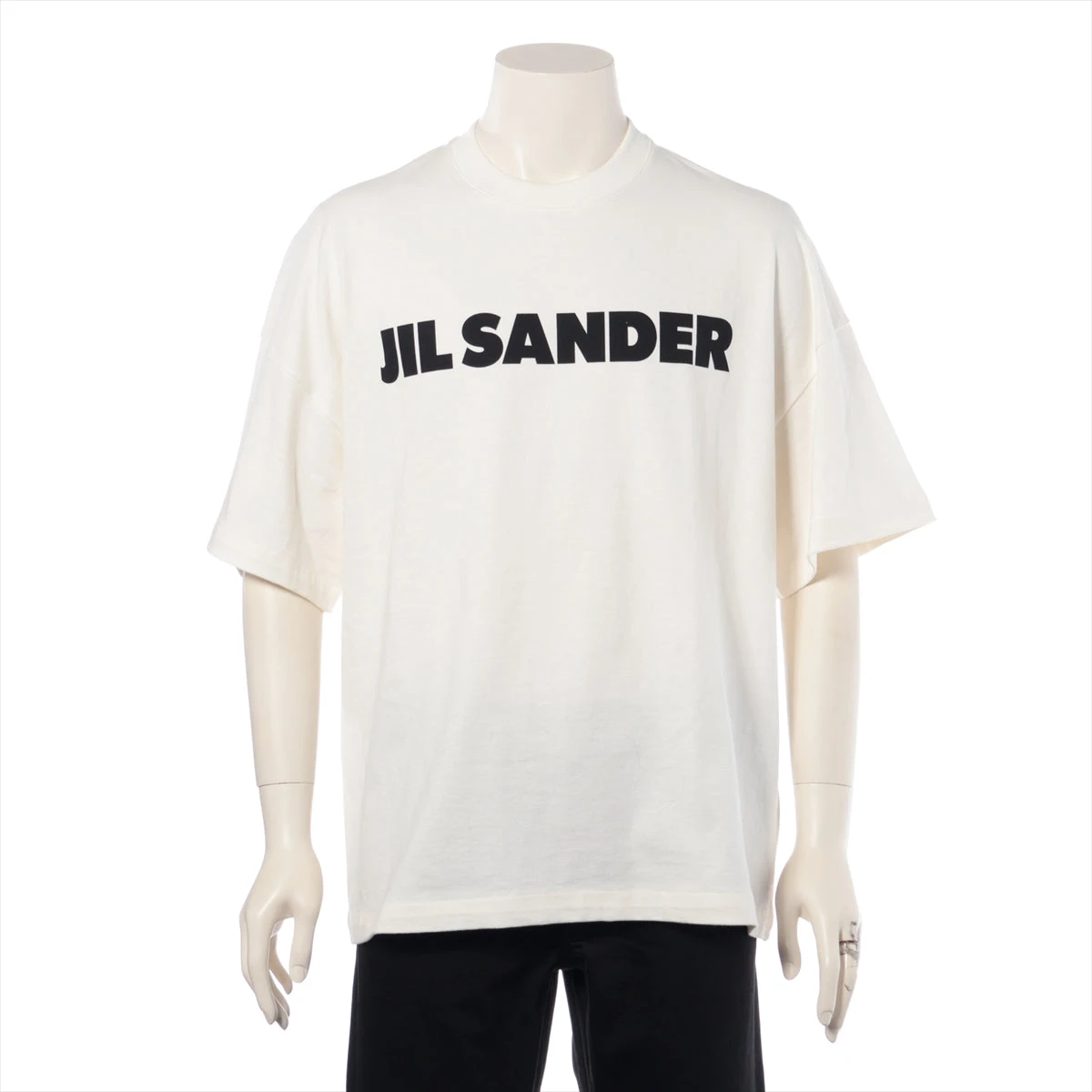 ジル・サンダー ロゴ入りホワイトワイドTシャツ 25SS ジル・サンダー ロゴ入りホワイトワイドTシャツ 25SS ジル