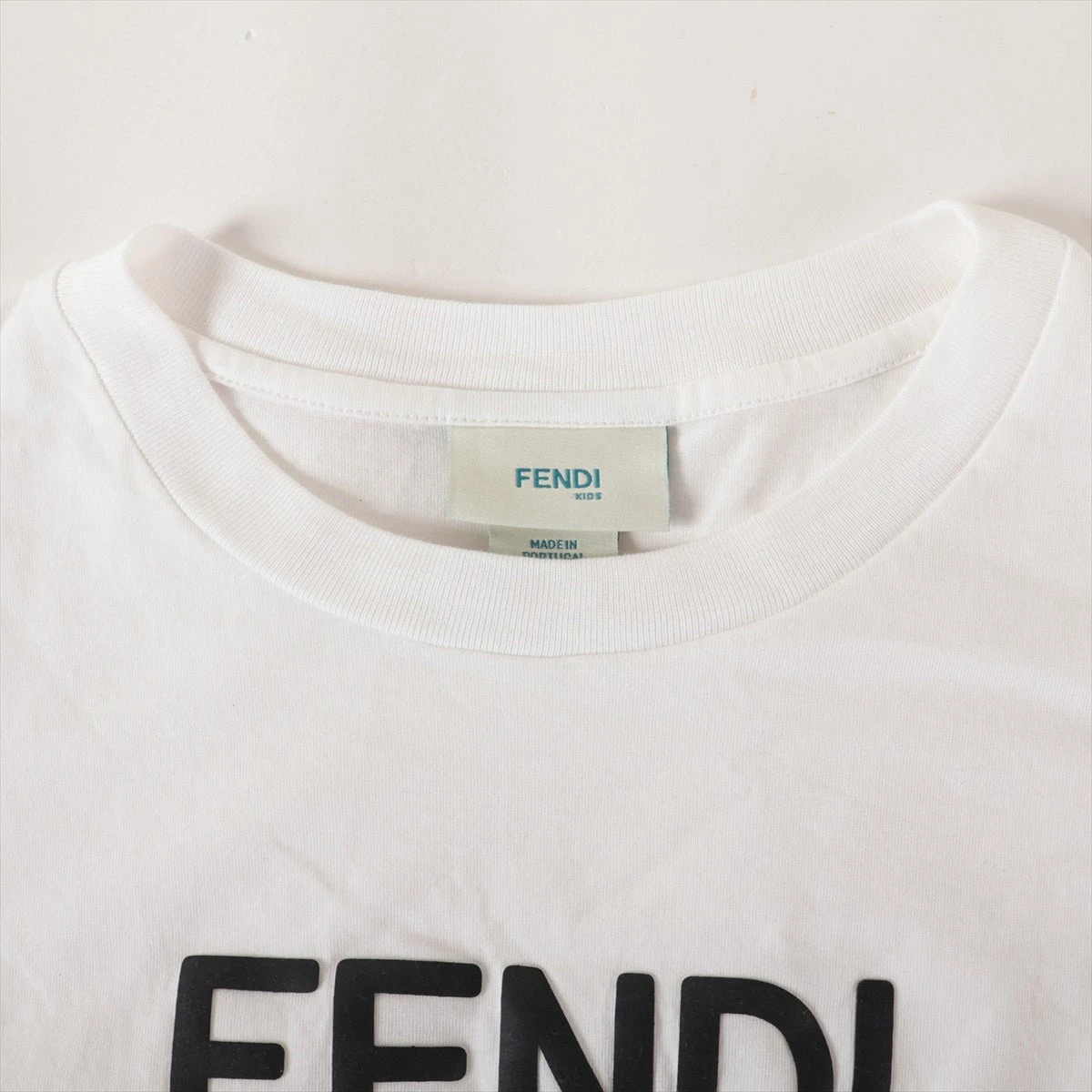 フェンディ コットン Tシャツ 12A キッズ ホワイト JUI137