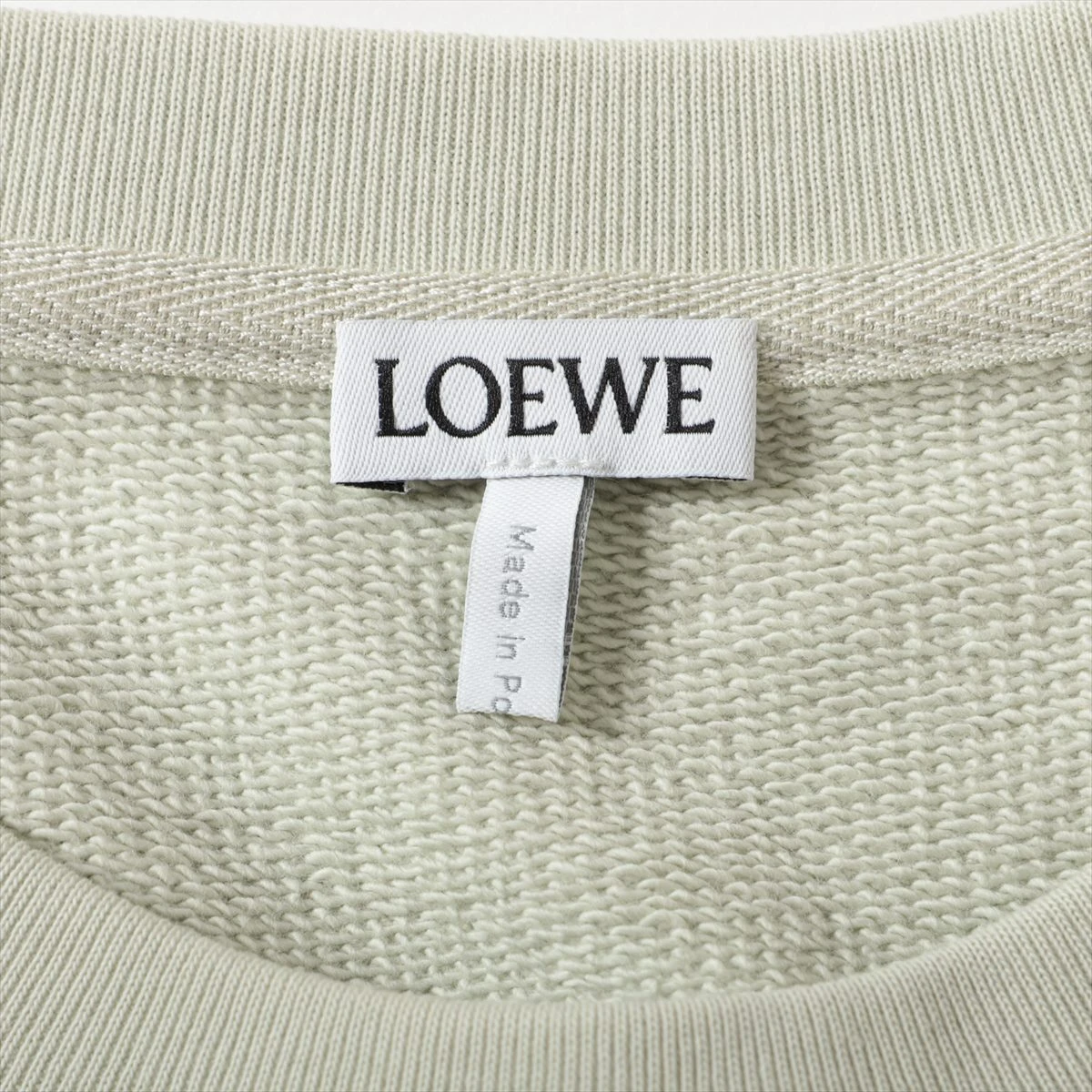 ロエベ アナグラム ポリエステル トレーナー L レディース グリーン