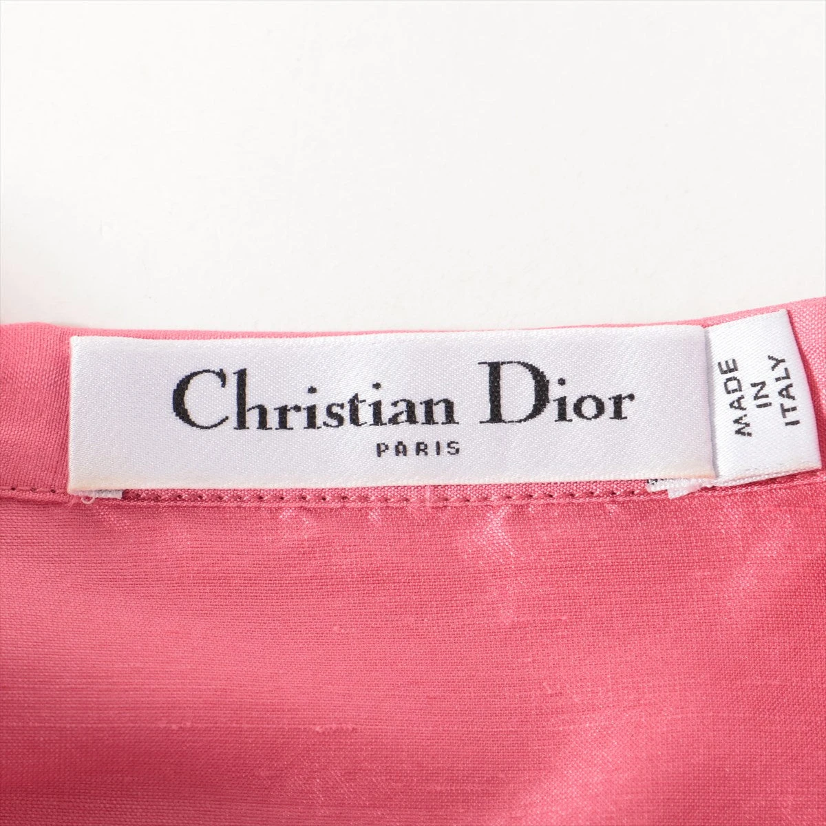 Christian Dior✨クリスチャンディオール　コート　ピンク　ロゴ Christian Dior✨クリスチャンディオール コート ピンク ロゴ