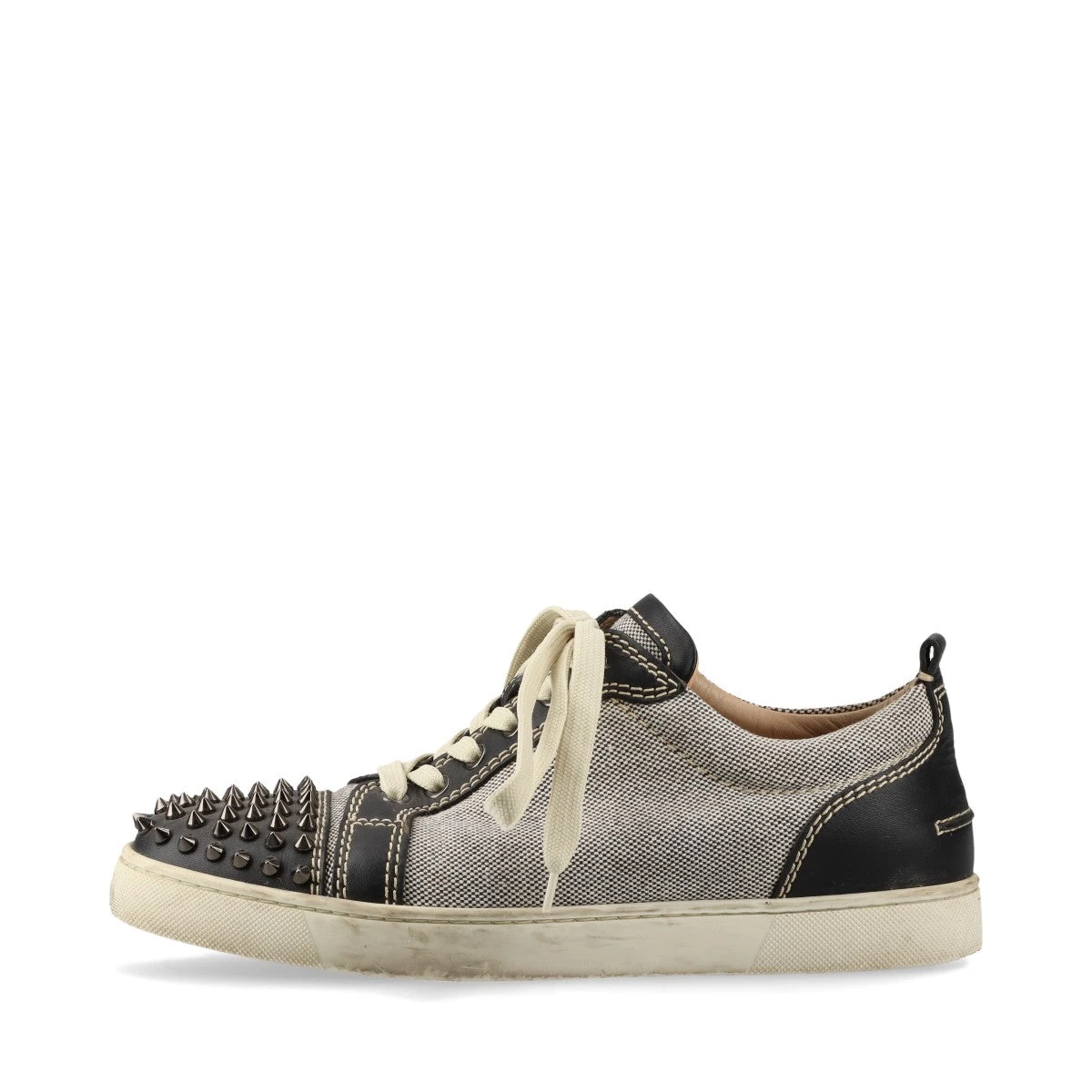 美品✨ ルブタン レッドランナー スパイクスタッズ ファブリック 26cm