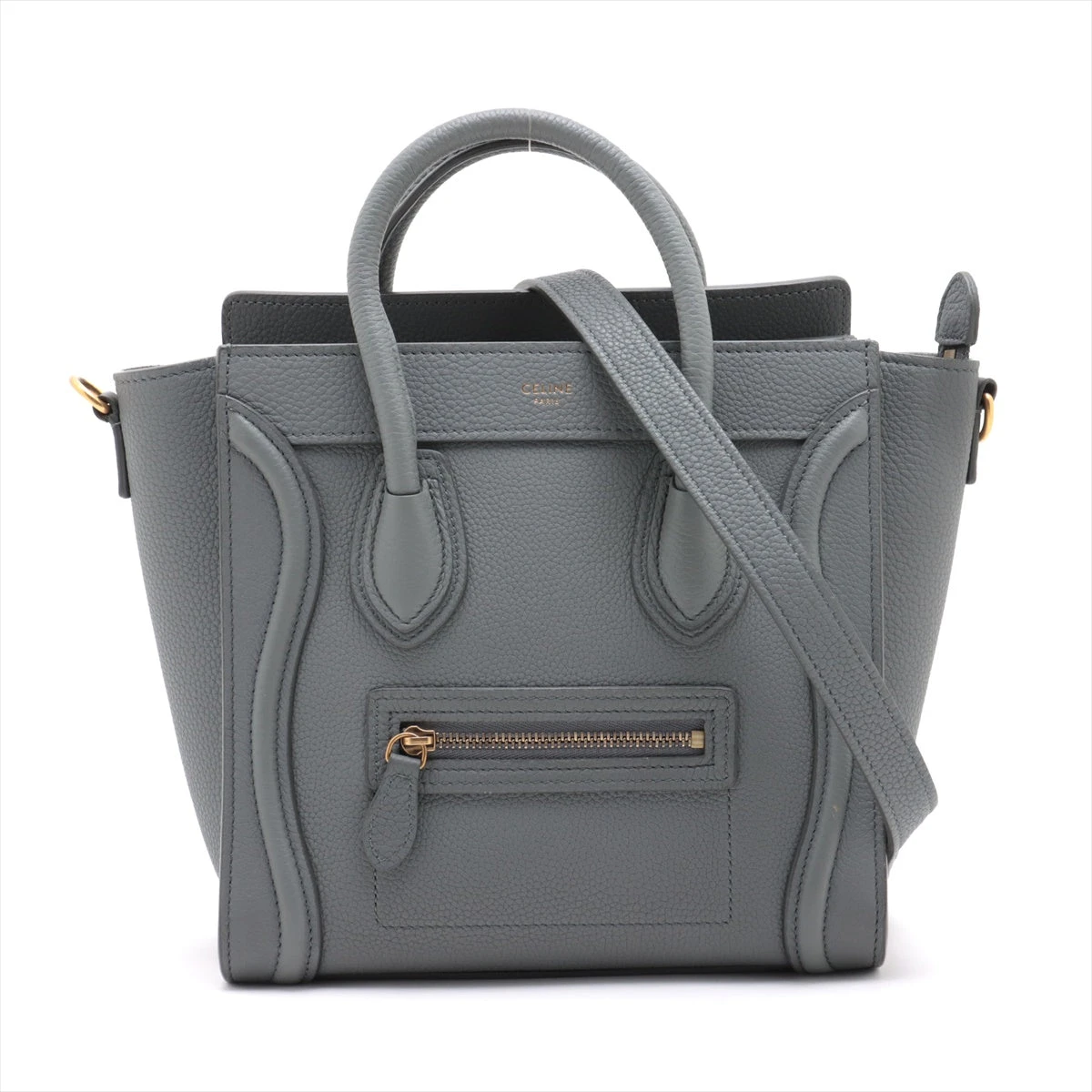 セリーヌ　ラゲージ CELINE セリーヌ ラゲージ マイクロショッパー ブラック ドラム