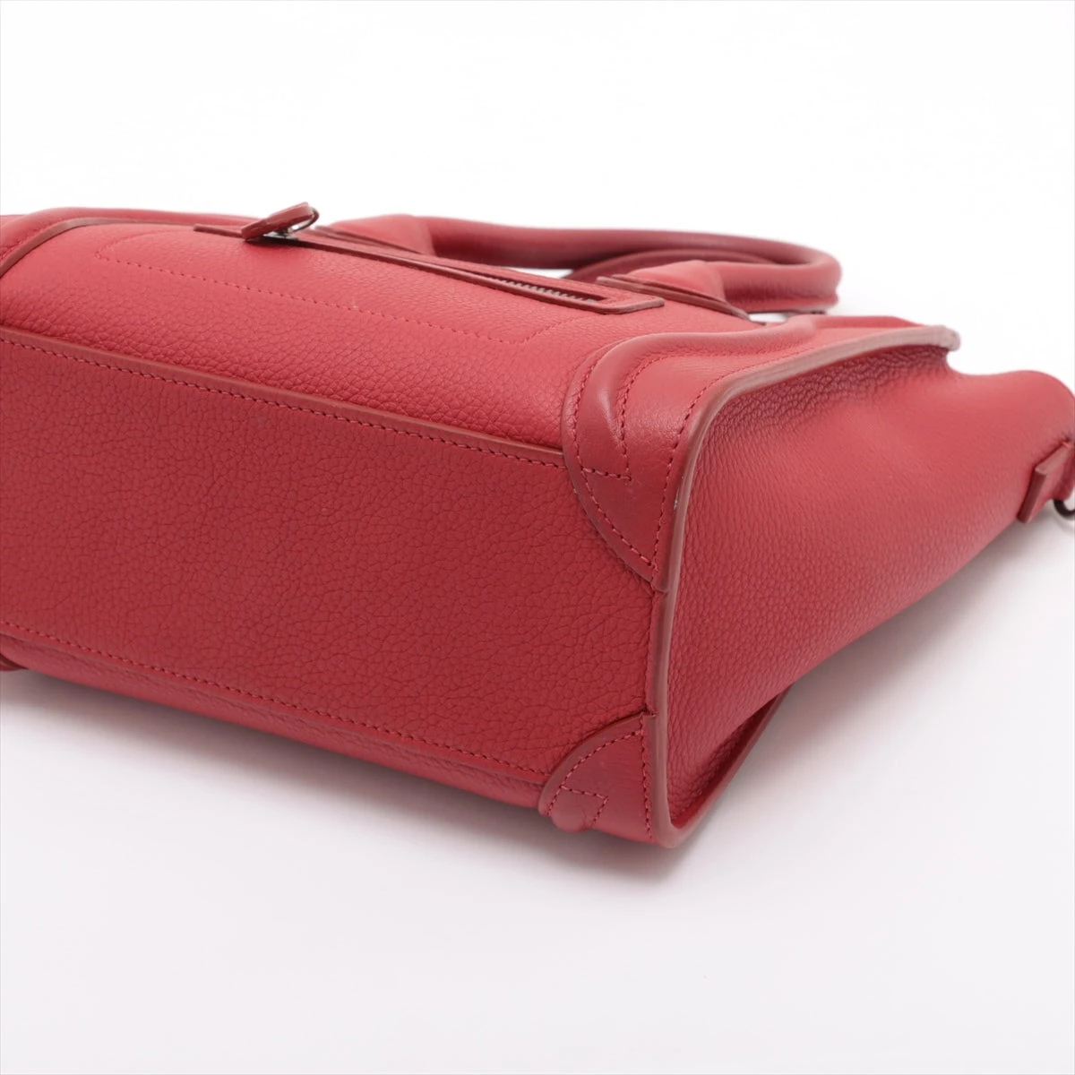 セリーヌ ラゲージ ナノショッパー レザー 2WAYハンドバッグ