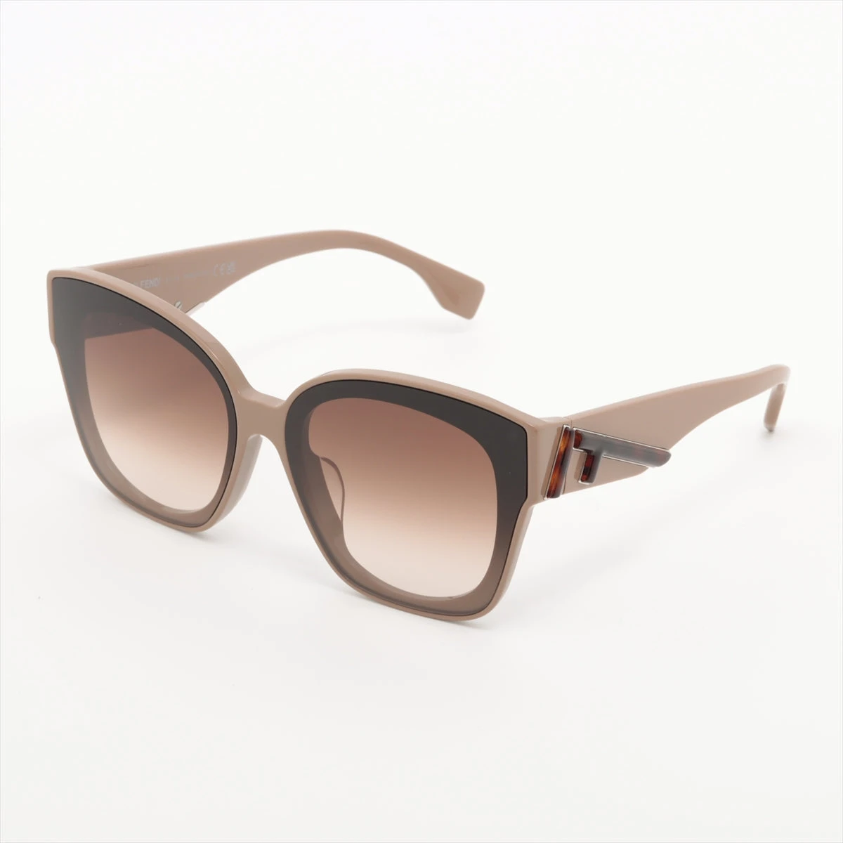 美品⭐︎FENDI メガネ　サングラス　ブラウン　ベージュ フェンディ FENDI サングラス レディース メンズ （ハバナ