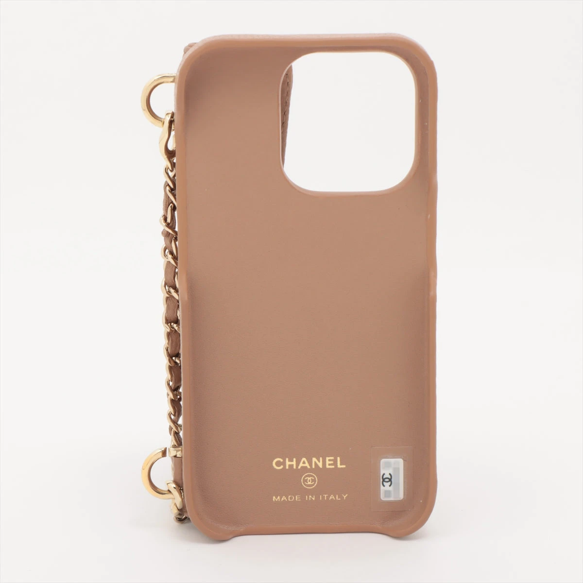 シャネル マトラッセ キャビアスキン iPhoneケース ベージュ