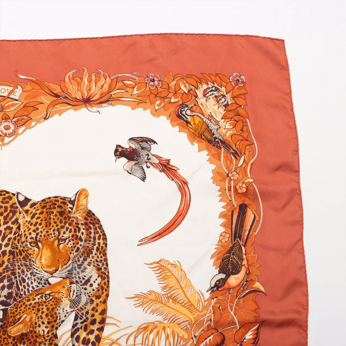 HERMES エルメス Jungle Love ジャングルラブ カレ 90 スカーフ