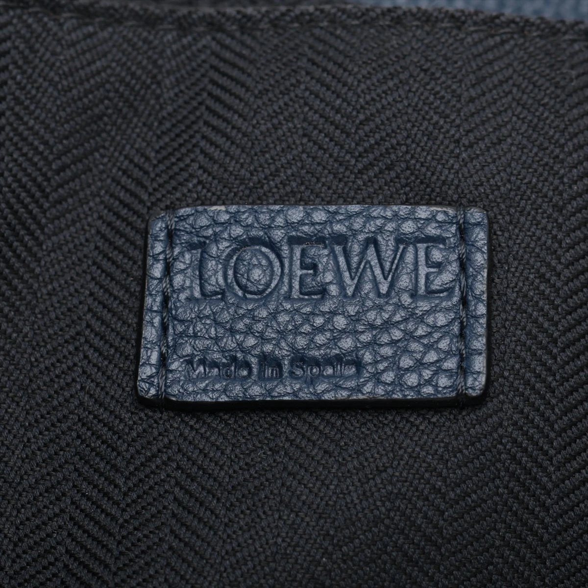 ♪ ロエベネイビー レザー メッセンジャーバッグ LOEWE Military ミリタリー メッセンジャーバッグ人気ロエベ