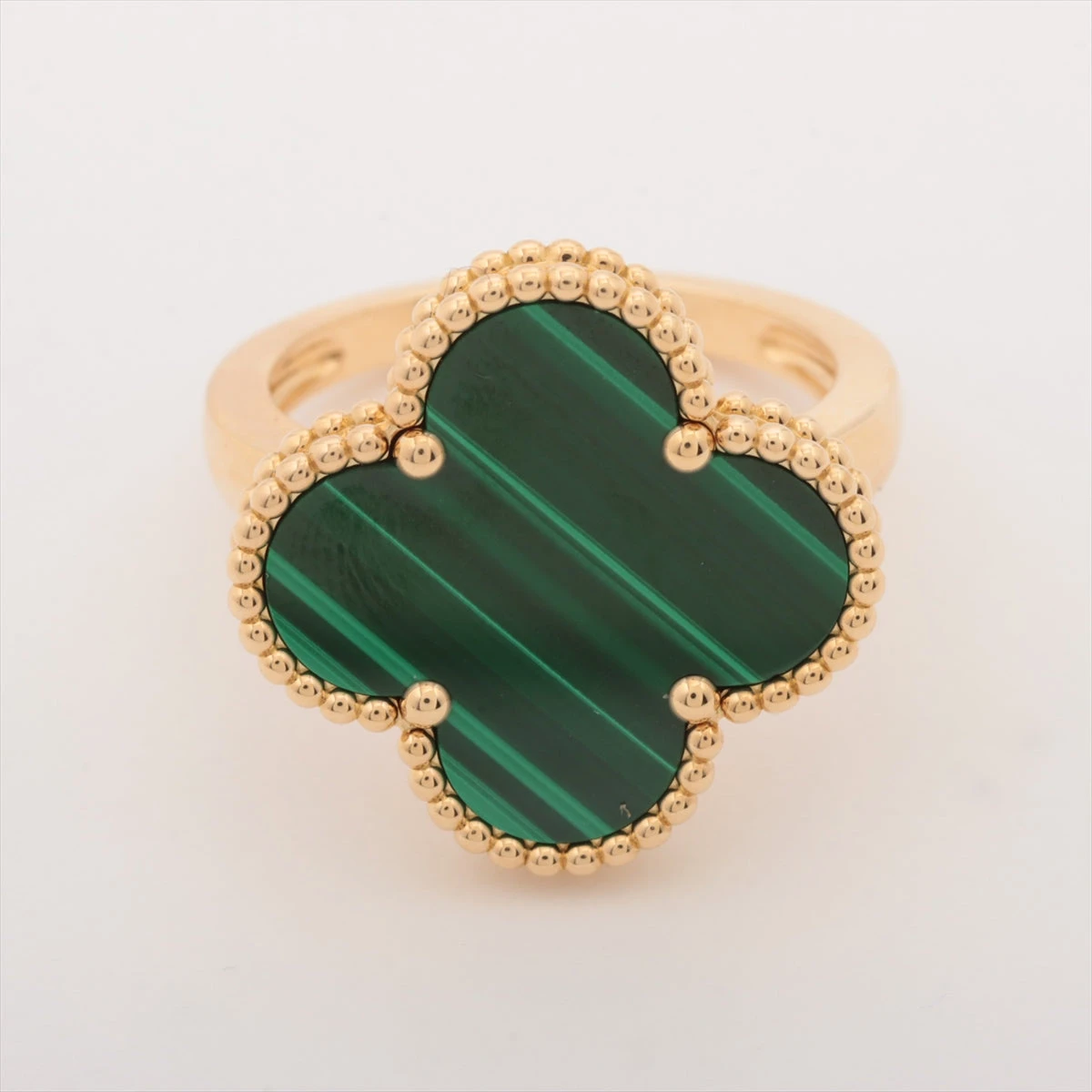 ヴァンクリーフ&アーペル マジックアルハンブラ マラカイト リング 750