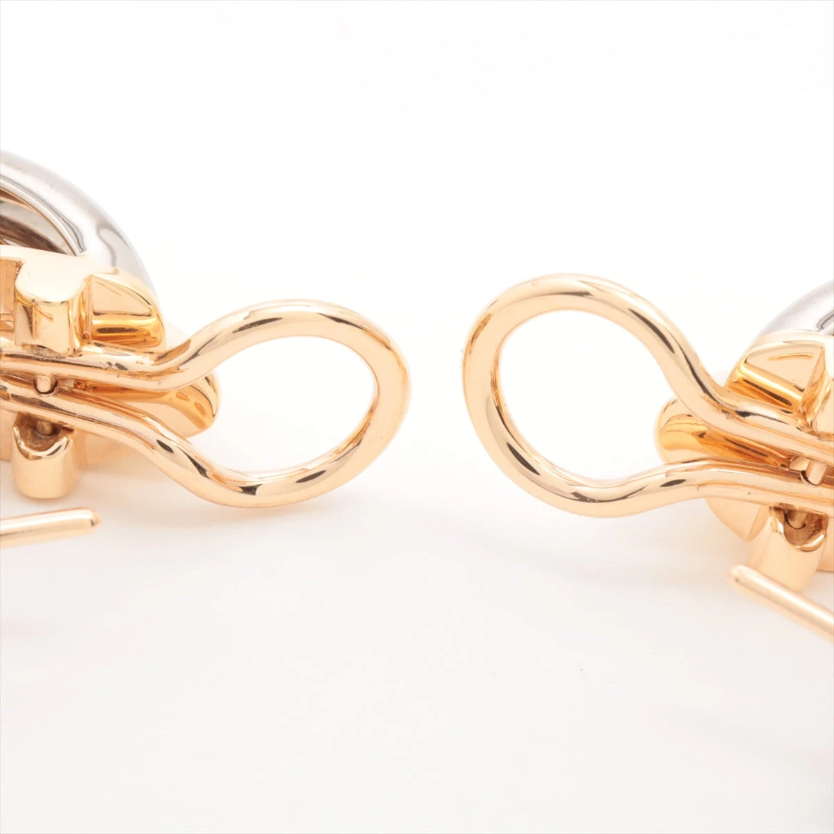 【美品】カルティエ　トリニティ　ピアス　片耳用　750 PG×WG カルティエ トリニティ ピアス 750(YG×PG×WG) 9.6g A3105423