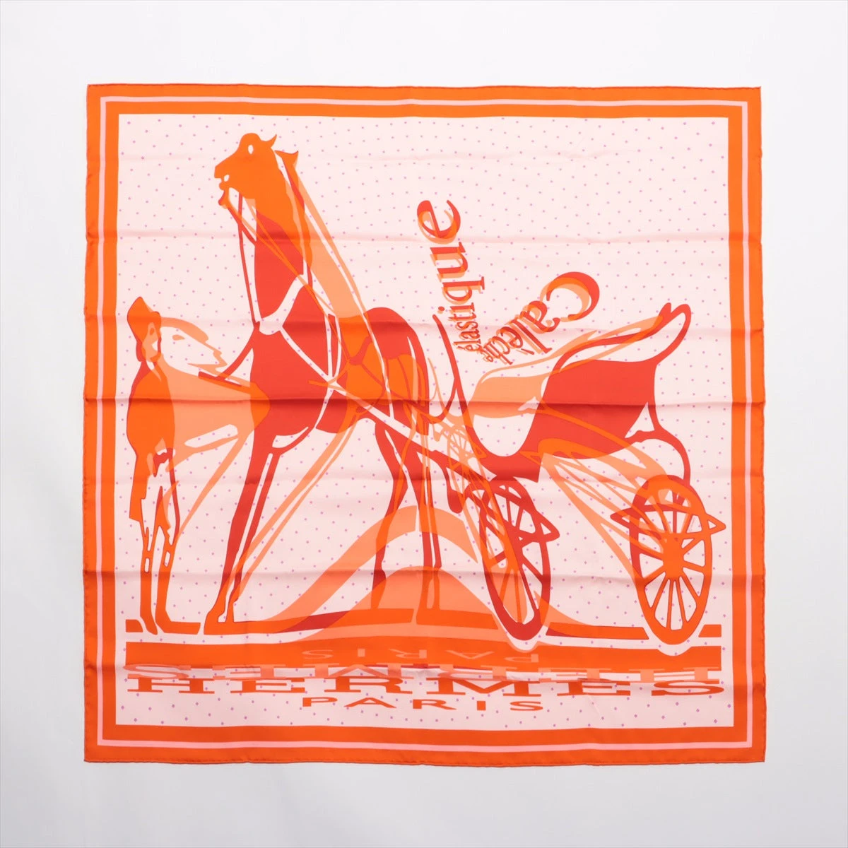エルメス(HERMES) カレ90 Caleche Elastique HERMES 【ほぼ新品】エルメス Hermes カレ 90 CALECHE ELASTIQUE