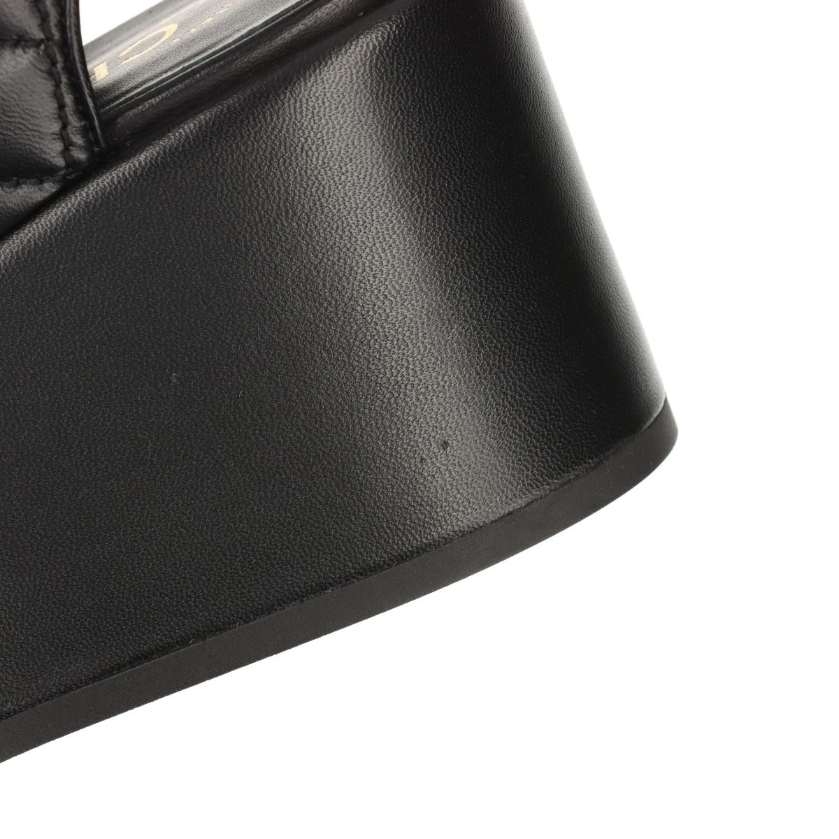 未使用 シャネル パテント ココマーク マトラッセ ウェッジソール サンダル CHANEL （新品・未使用品）シャネル ココマーク サンダル ウェッジ