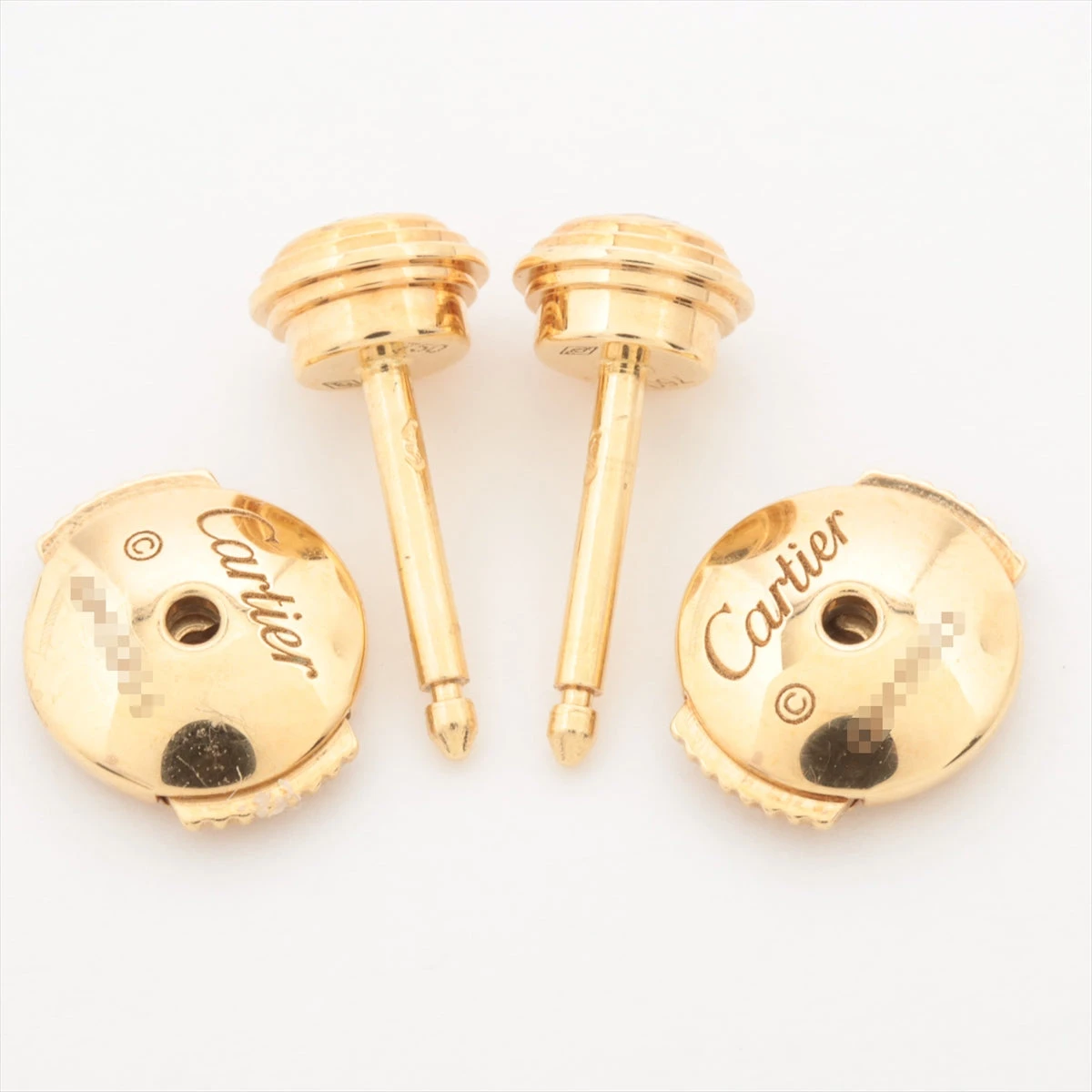 カルティエ ダムール MM ダイヤ ピアス 750(YG)×18K(YG) 2.0g A3148435 