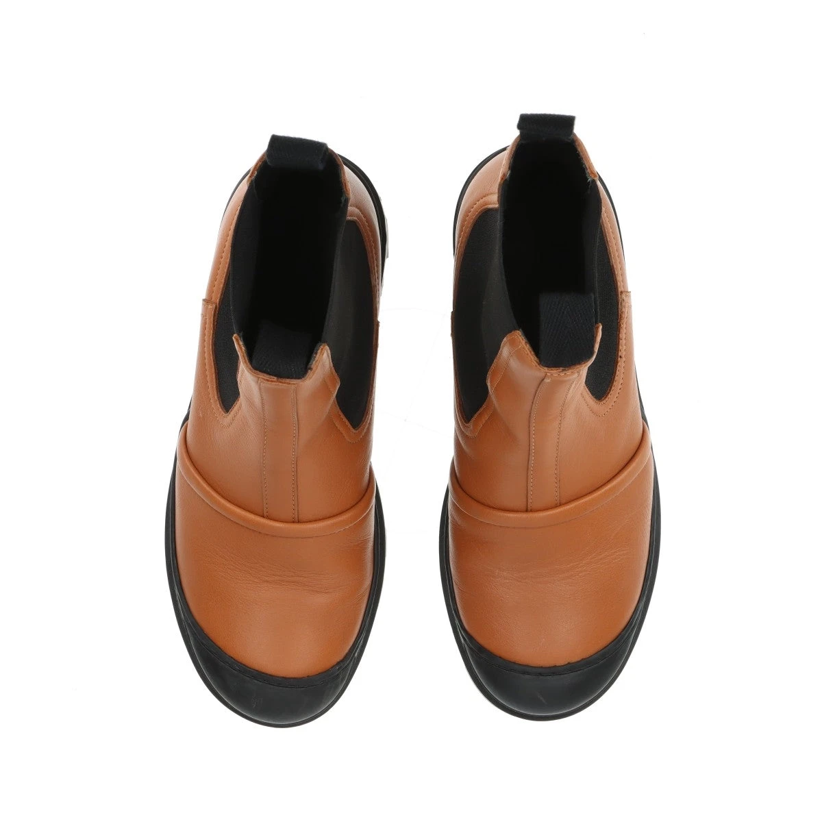 ロエベ　ブラウンレザー サイドゴアブーツ LOEWE(ロエベ) サイドゴアブーツ ブラウン サイズ 36｜【公式