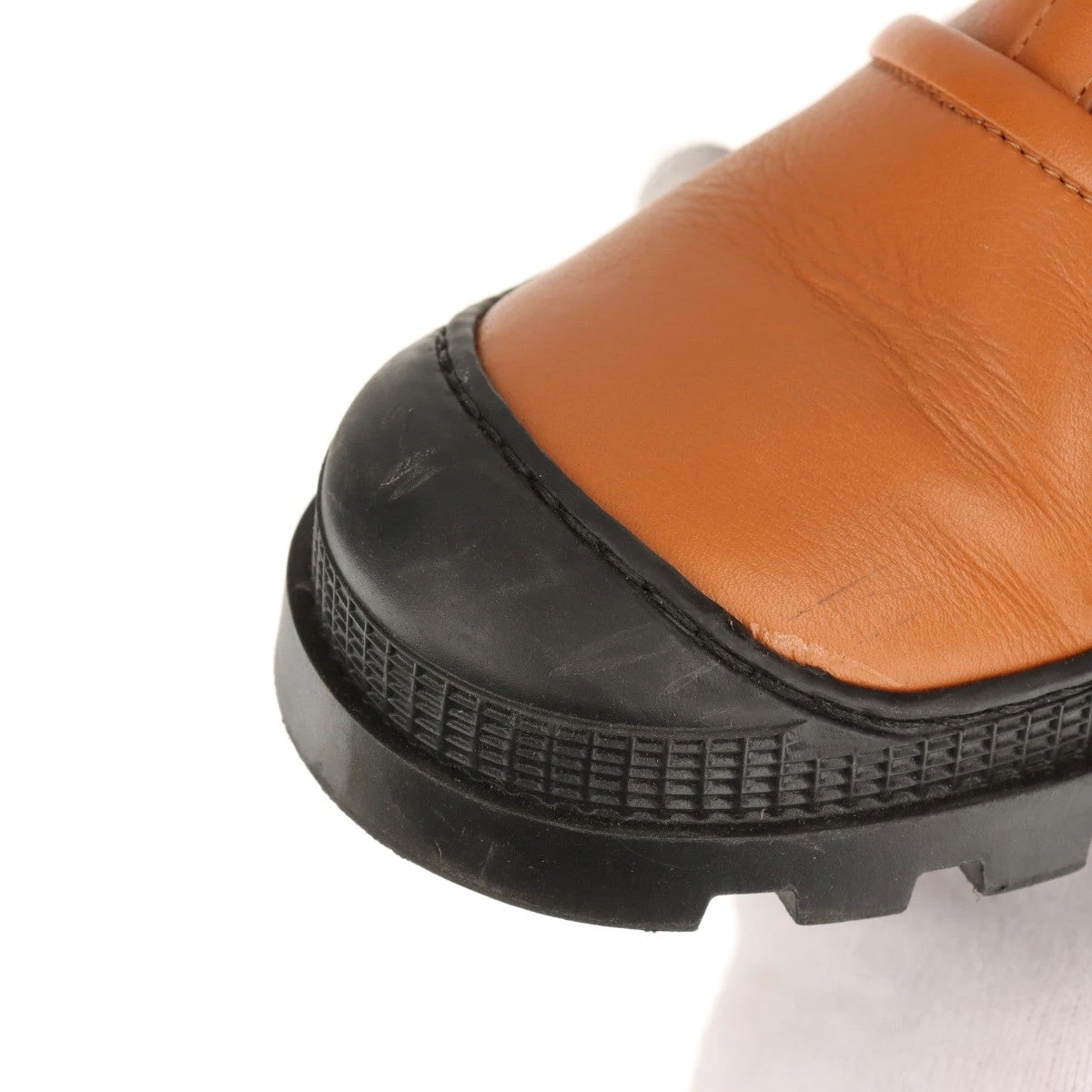 ロエベ レザー サイドゴアブーツ 36 レディース ブラウン 591903