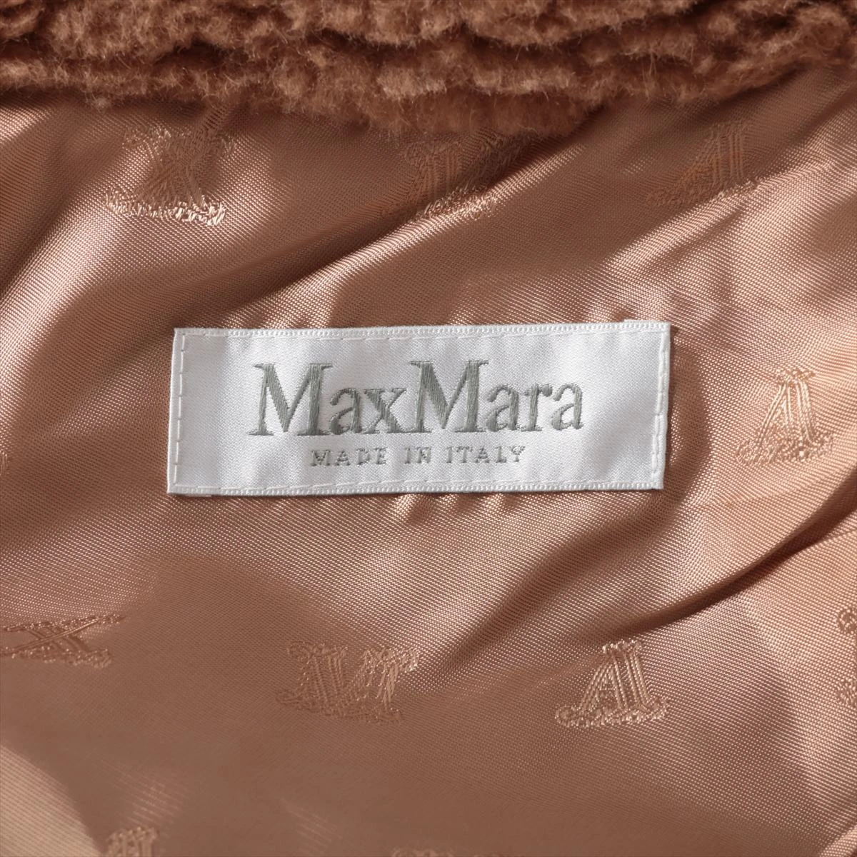 マックスマーラ テディベア キャメル×シルク ポンチョ ONE SIZE