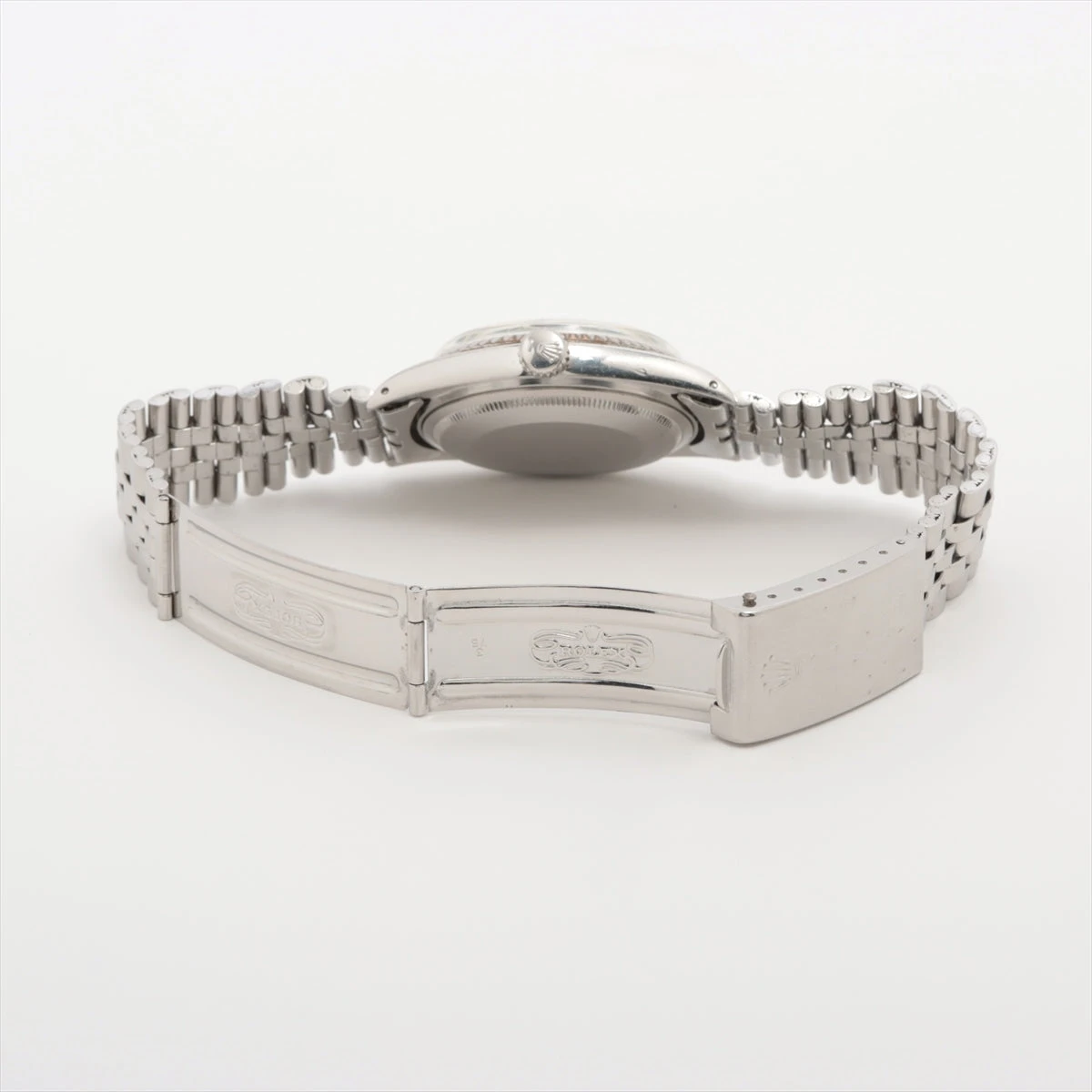 ロレックス デイトジャスト 1601 SS×WG AT グレー文字盤 ワイドボーイ