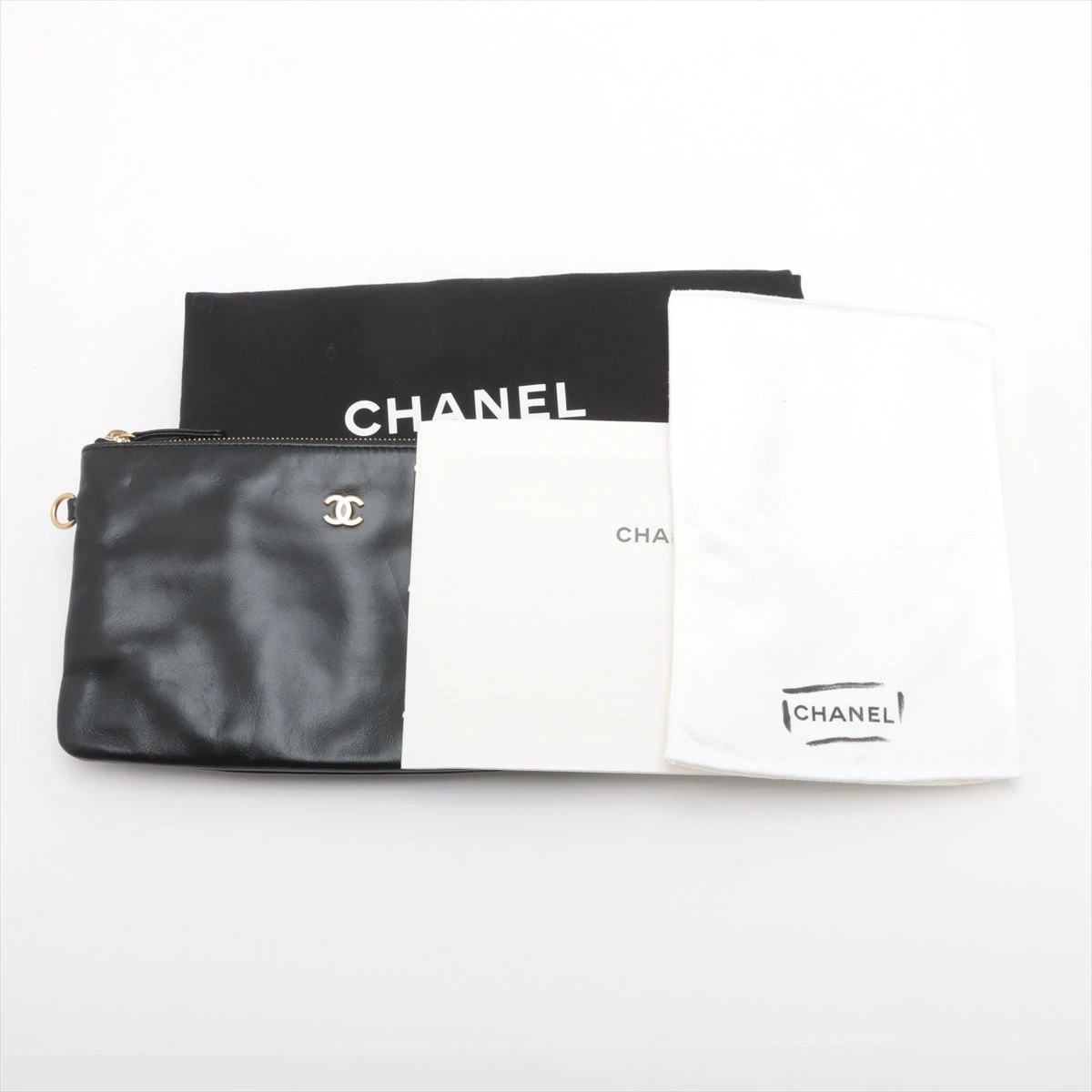 シャネル シャネル22 ラージ レザー チェーンショルダーバッグ