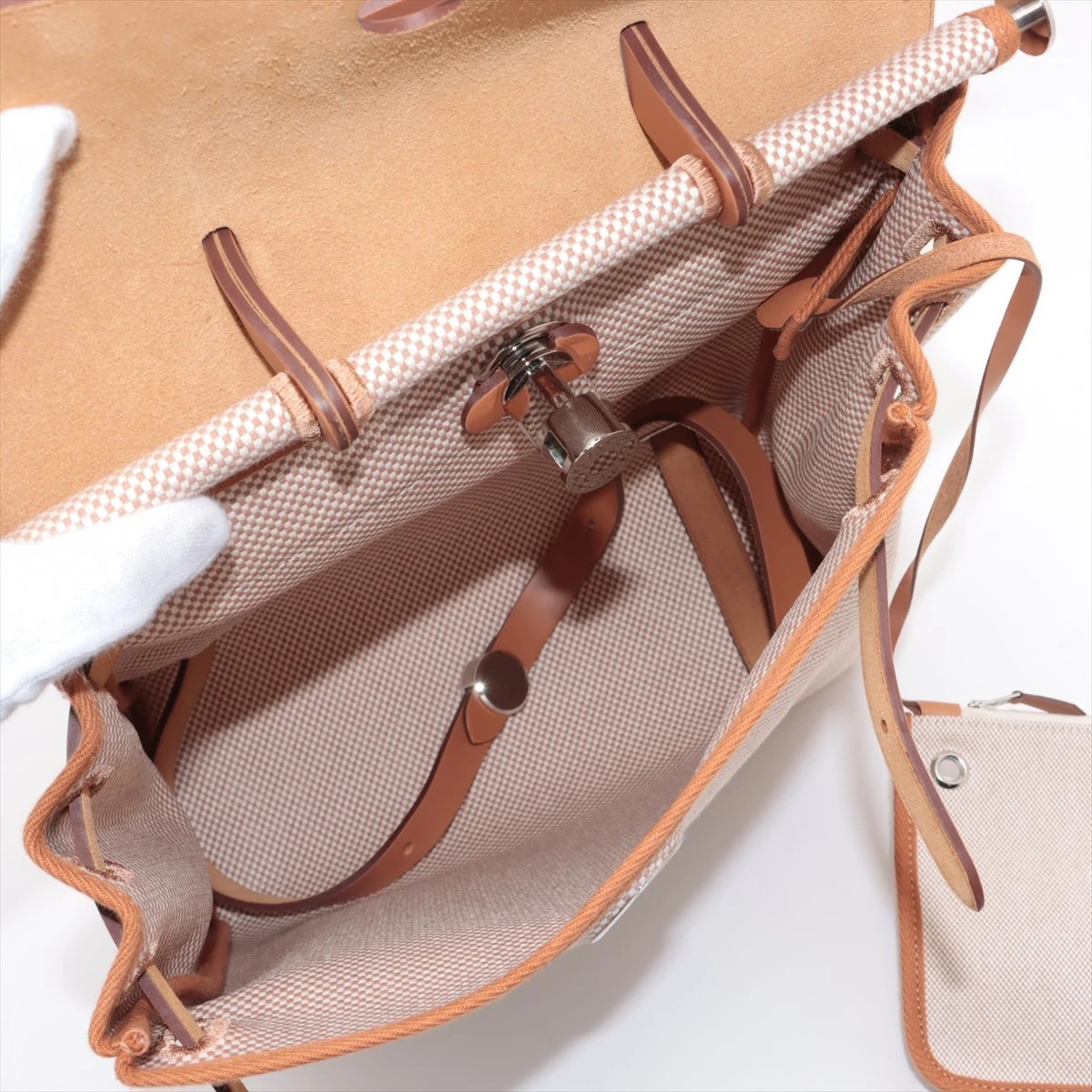希少美品エルメス ♪ HERMES エルメス エールバッグ ジップ アド 