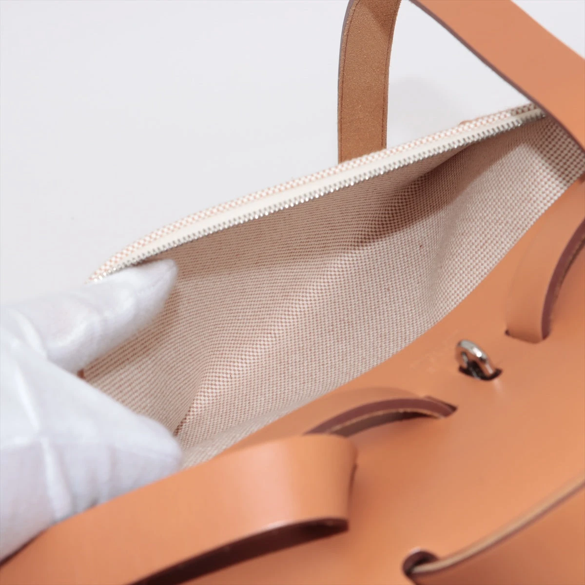 エルメス エールバッグ ジップ アドPM トワルGM×カーフレザー