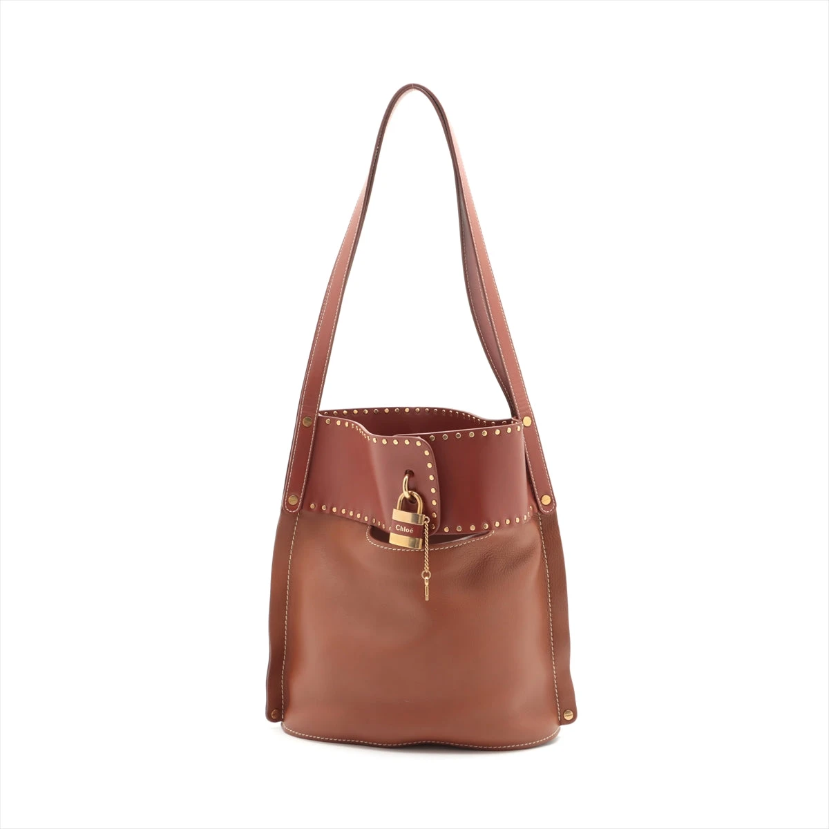 Chloe クロエ アビー ブラウン バッグ 鍵