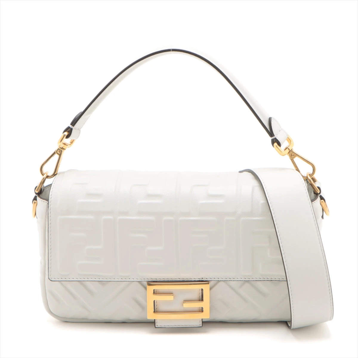 FENDI 極 美品 フェンディ マンマバケット ズッカ 柄 FF ロゴ