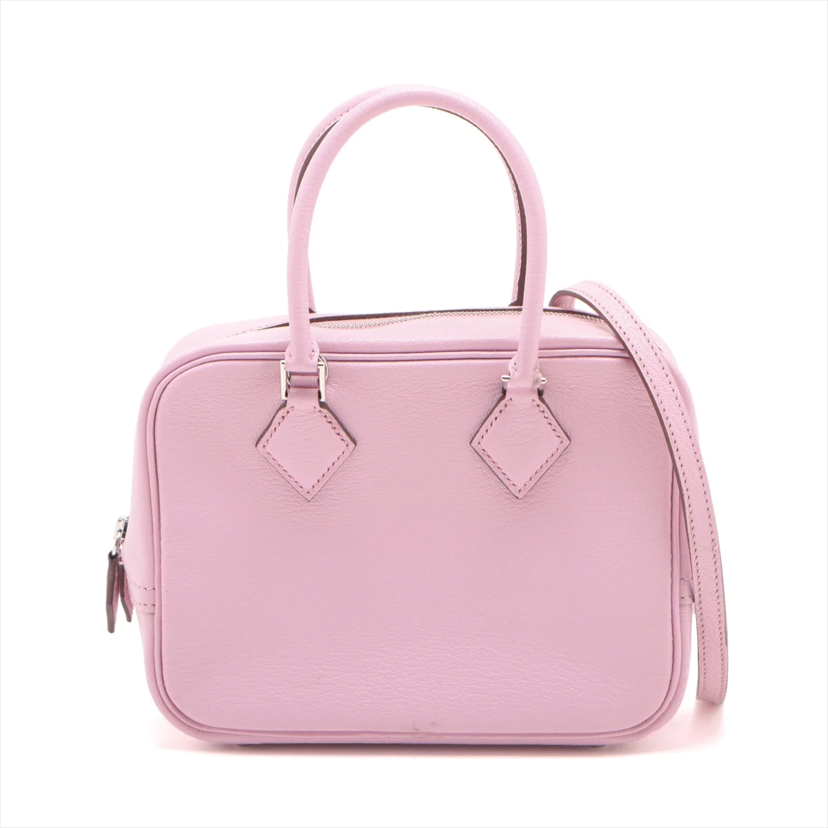 エルメス ミニプリュム シェブルミゾル モーヴシルベストル シルバー