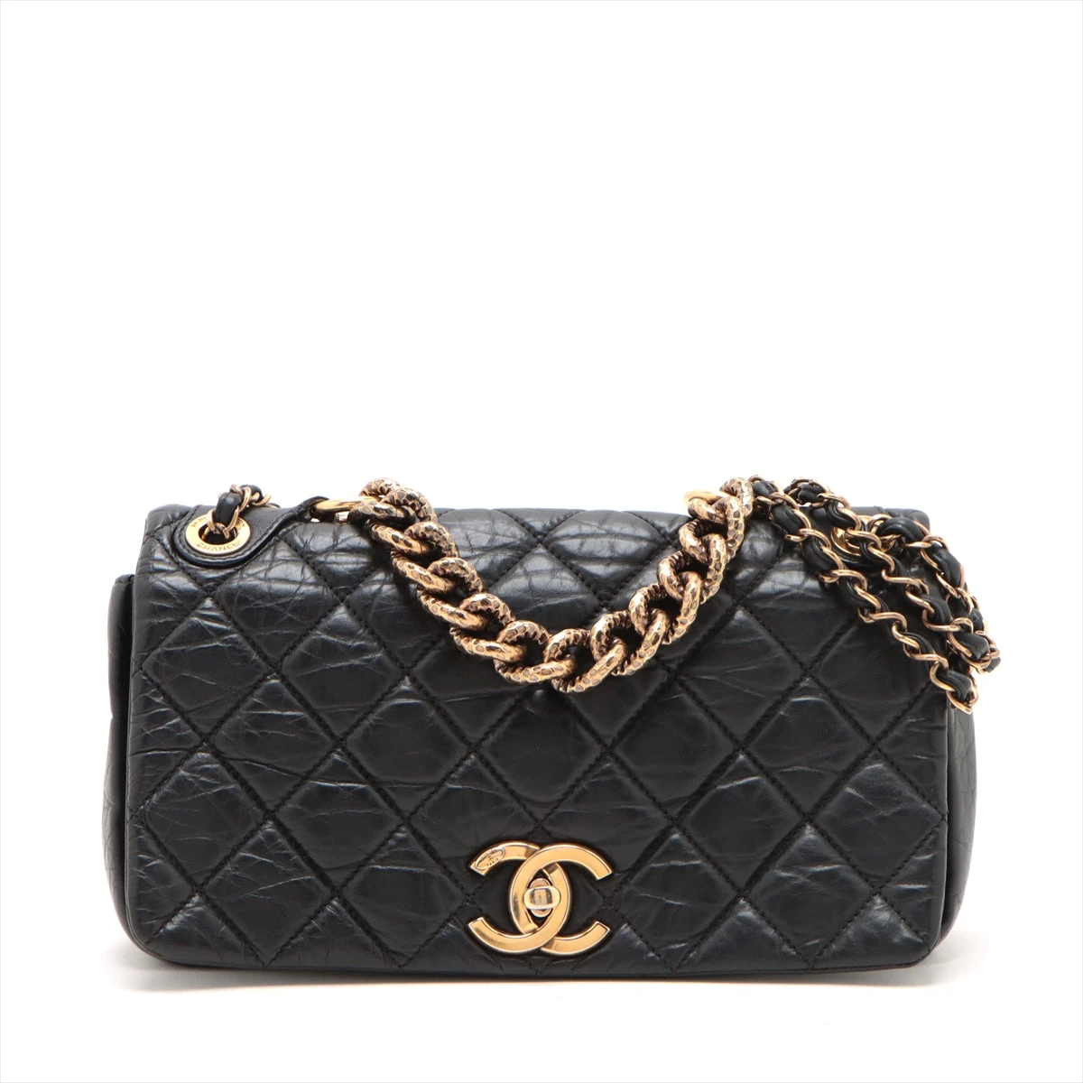 シャネル　ヴィンテージマトラッセ CHANEL シャネル マトラッセ ダブルフラップ チェーン
