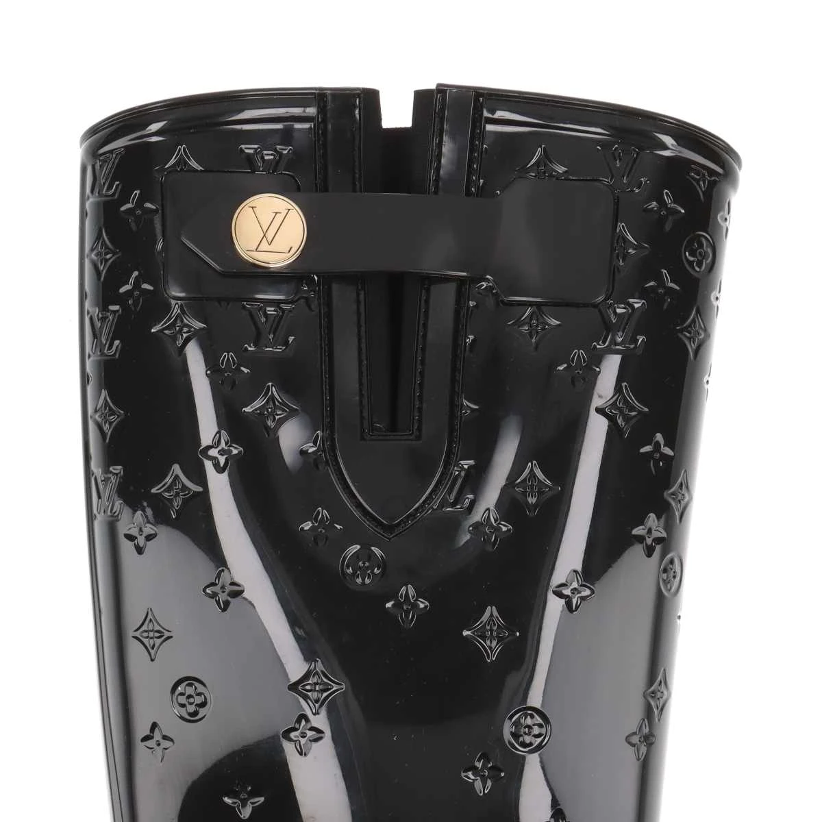 LOUIS VUITTON モノグラム レインブーツ 長靴 ルイヴィトン 黒 LOUIS VUITTON - 【美品】ルイヴィトン レインブーツ モノグラム