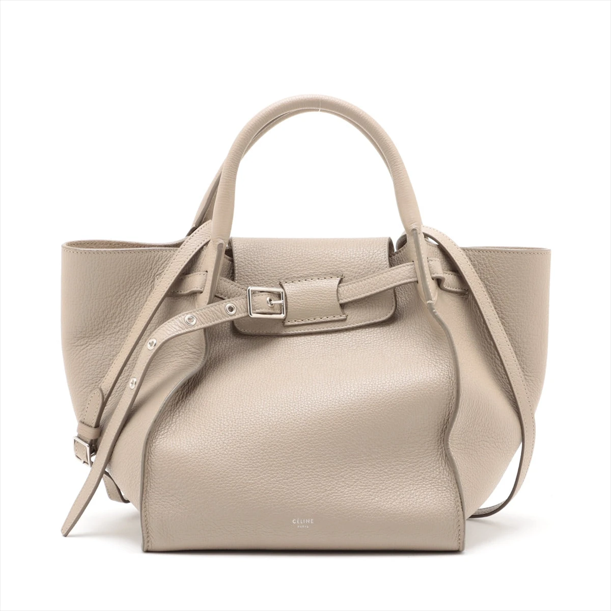 セリーヌ CELINE ベージュ 光沢 ハンドバッグ