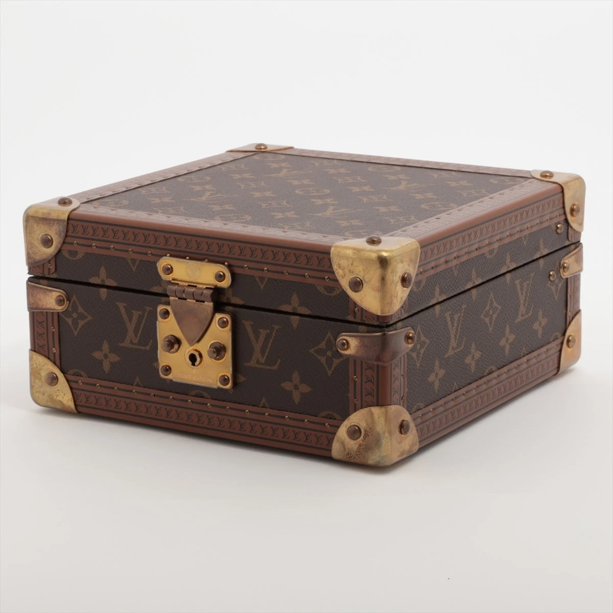 ヴィトン モノグラム コフレジュワイアリー M13513 レッド×ブラウン