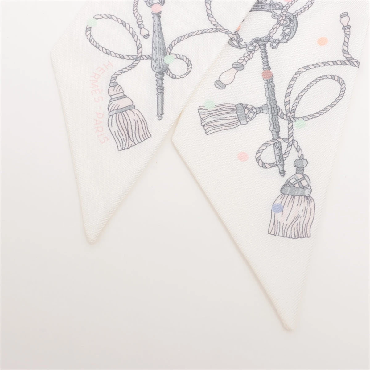 ✨️極美品✨️ エルメス ツイリー LES CLES A POIS レクアポア 楽天市場】エルメス ツイリー スカーフ レクレアポア Les Cles a
