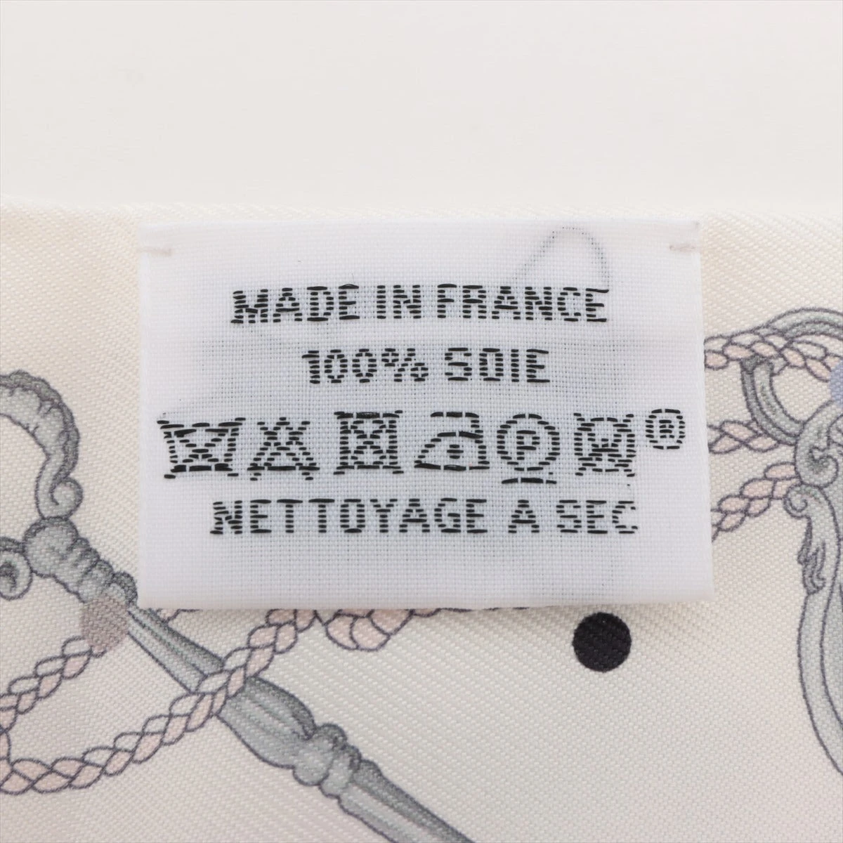 エルメスHERMES レクレアポア　ツイリー　ホワイト HERMES エルメス スカーフ ツイリー レクレアポア 白