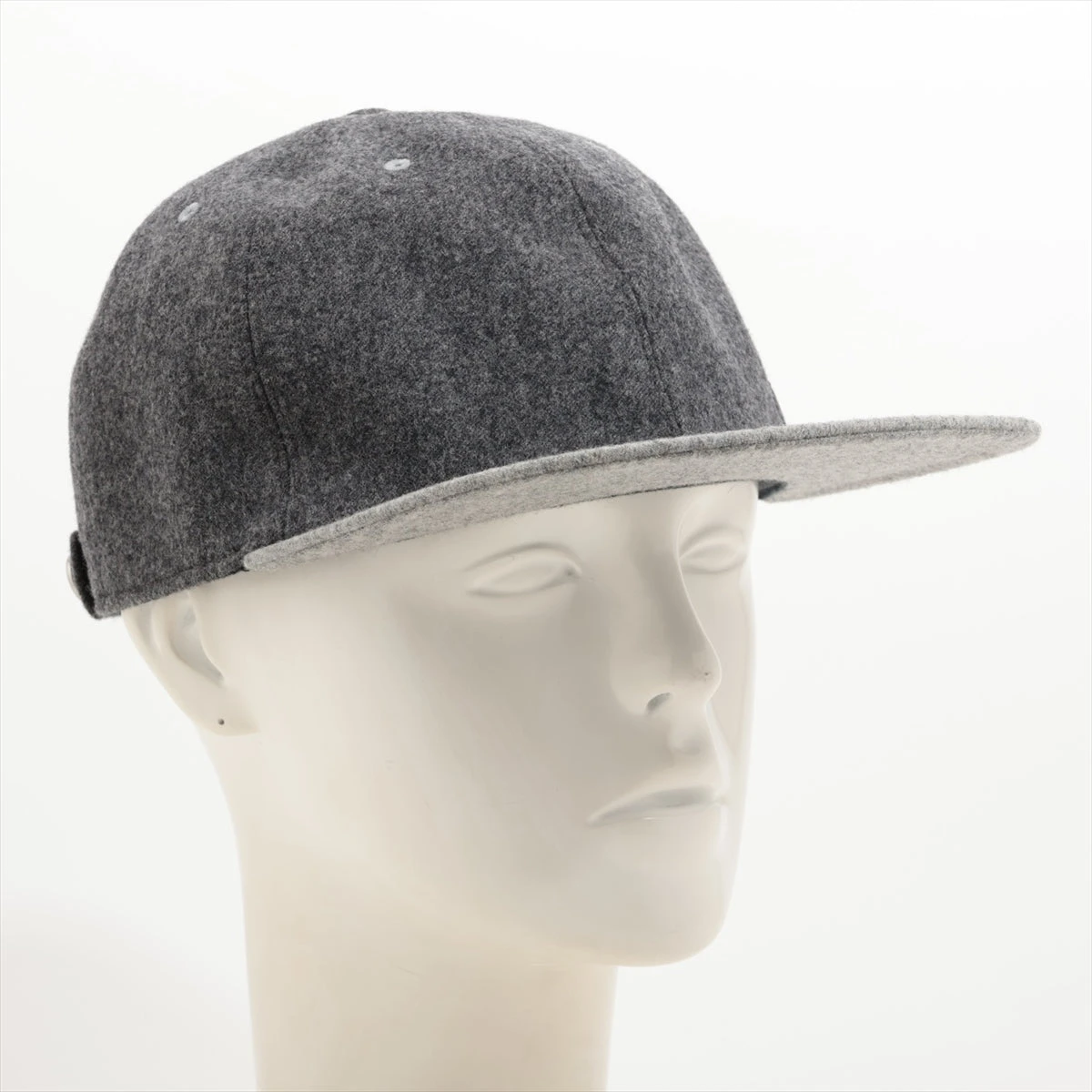 エルメス Hロゴ キャップ ウール グレー A3149149｜中古ブランド