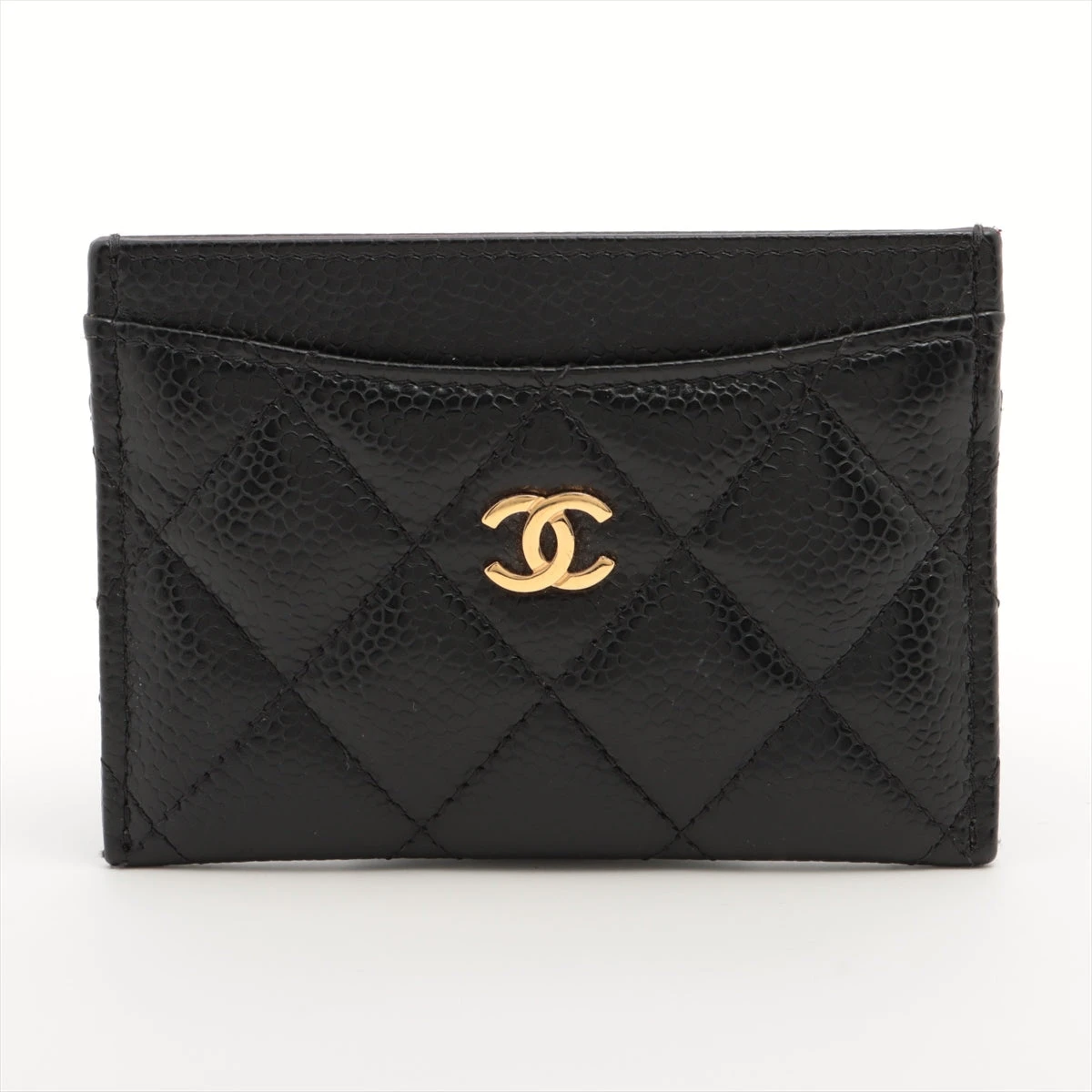訳あり】CHANEL(シャネル) キルティング パテントレザー カード