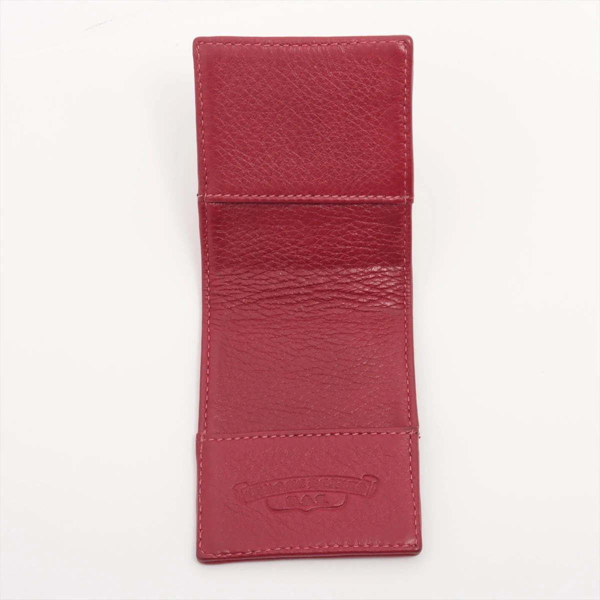 クロムハーツ メモカバー レザー レッド クロスパッチ A3105647｜中古