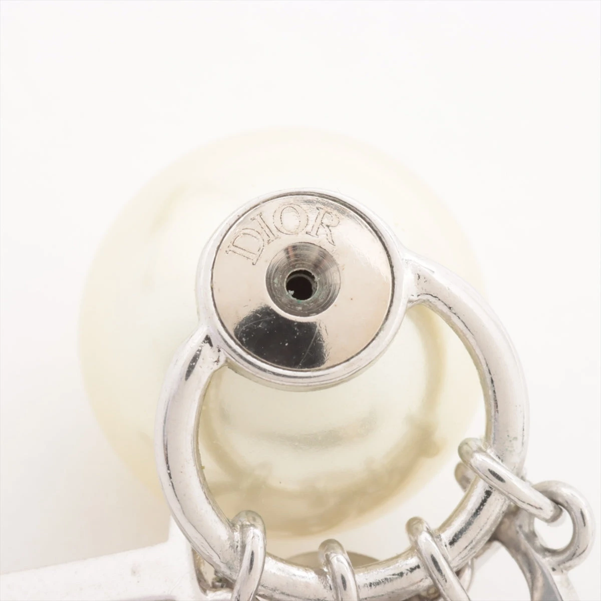 DIOR Tribales ピアス 両耳 レジンパール クリスタル CD スター